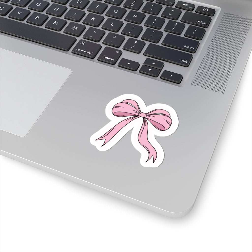 Pink Bow-Cut Stickers