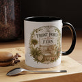 Front Porch & Fern Coffee Mug — 11oz Accent Ceramic Mug