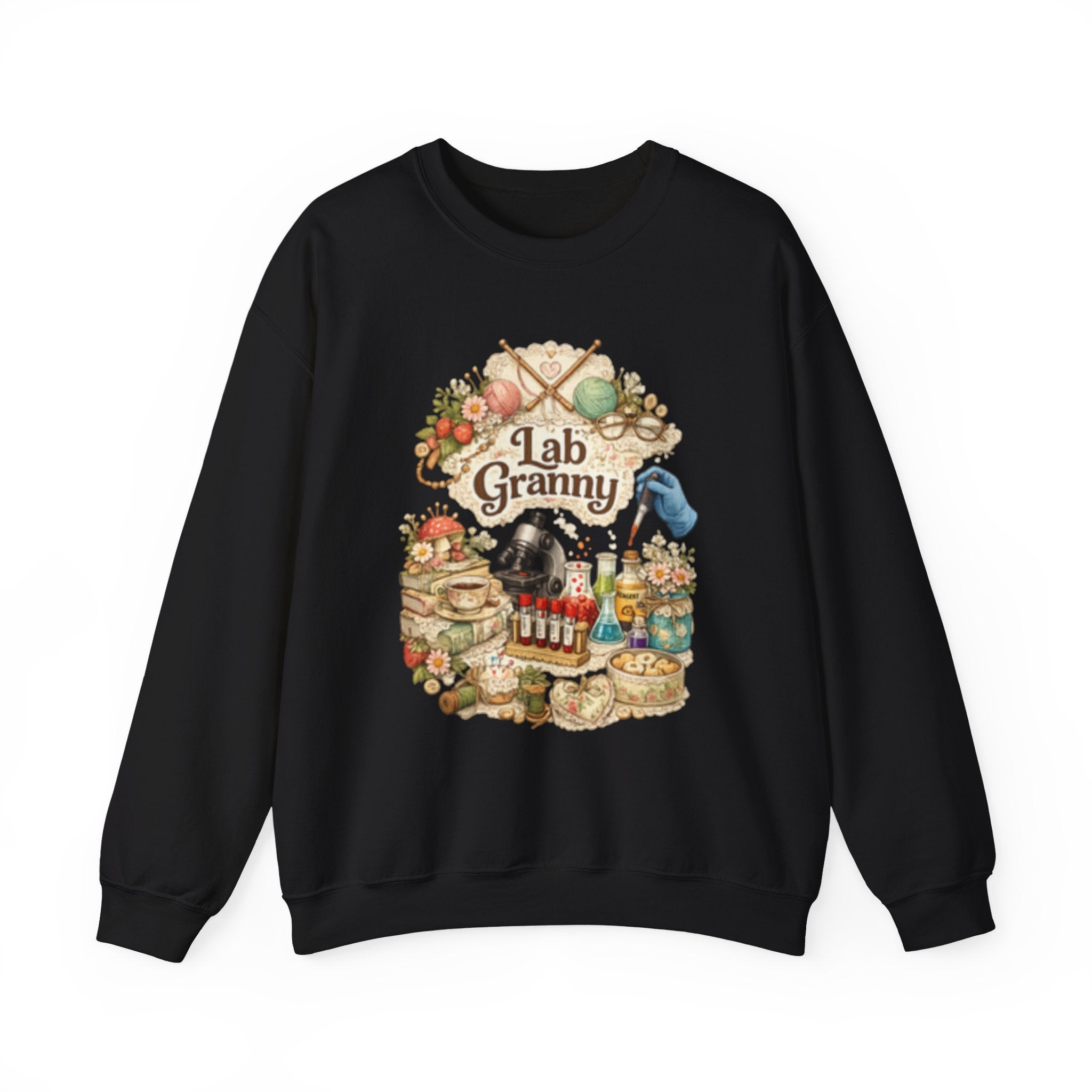 Lab Granny-Unisex Heavy Blend™ Crewneck Sweatshirt