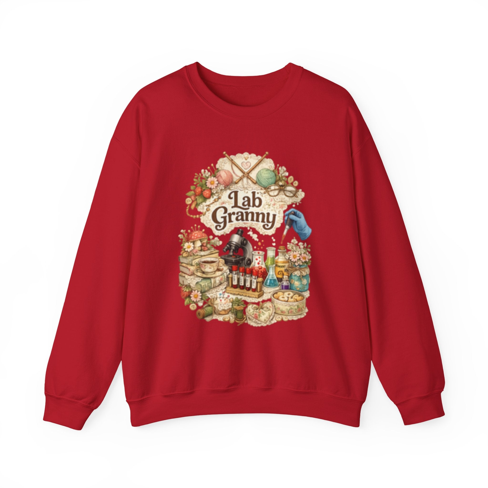Lab Granny-Unisex Heavy Blend™ Crewneck Sweatshirt