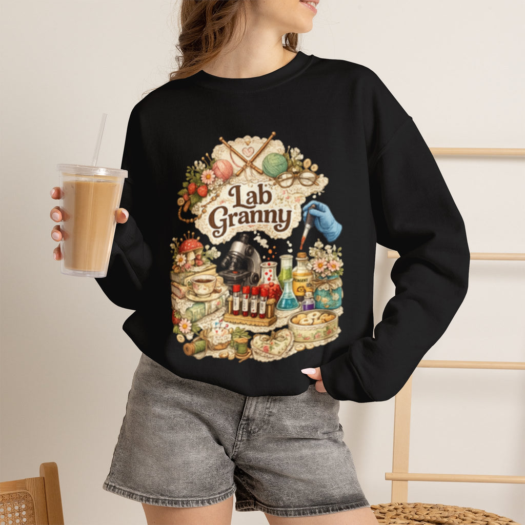 Lab Granny-Unisex Heavy Blend™ Crewneck Sweatshirt