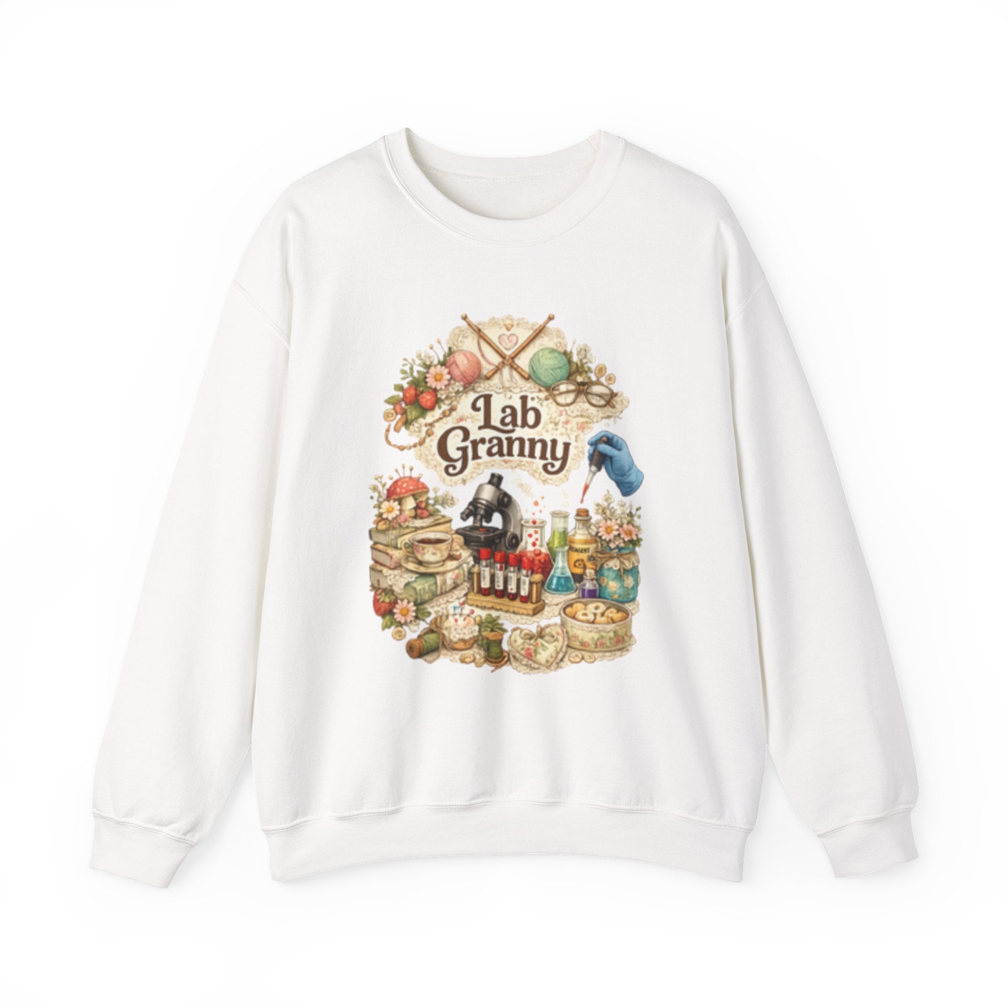 Lab Granny-Unisex Heavy Blend™ Crewneck Sweatshirt