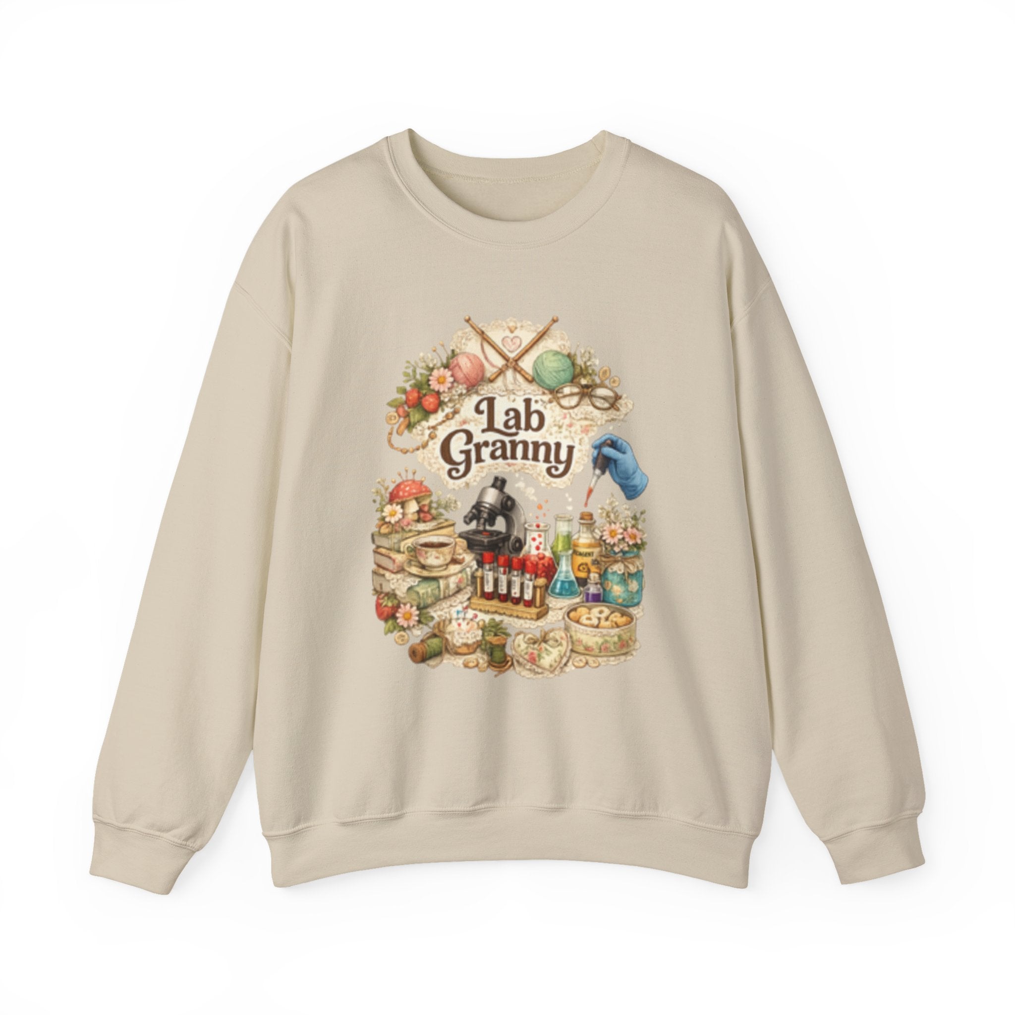 Lab Granny-Unisex Heavy Blend™ Crewneck Sweatshirt