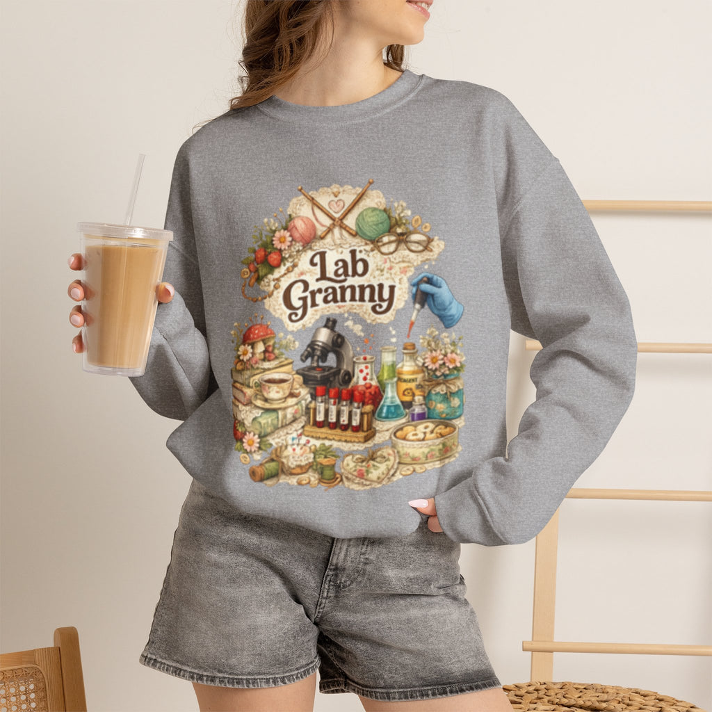 Lab Granny-Unisex Heavy Blend™ Crewneck Sweatshirt