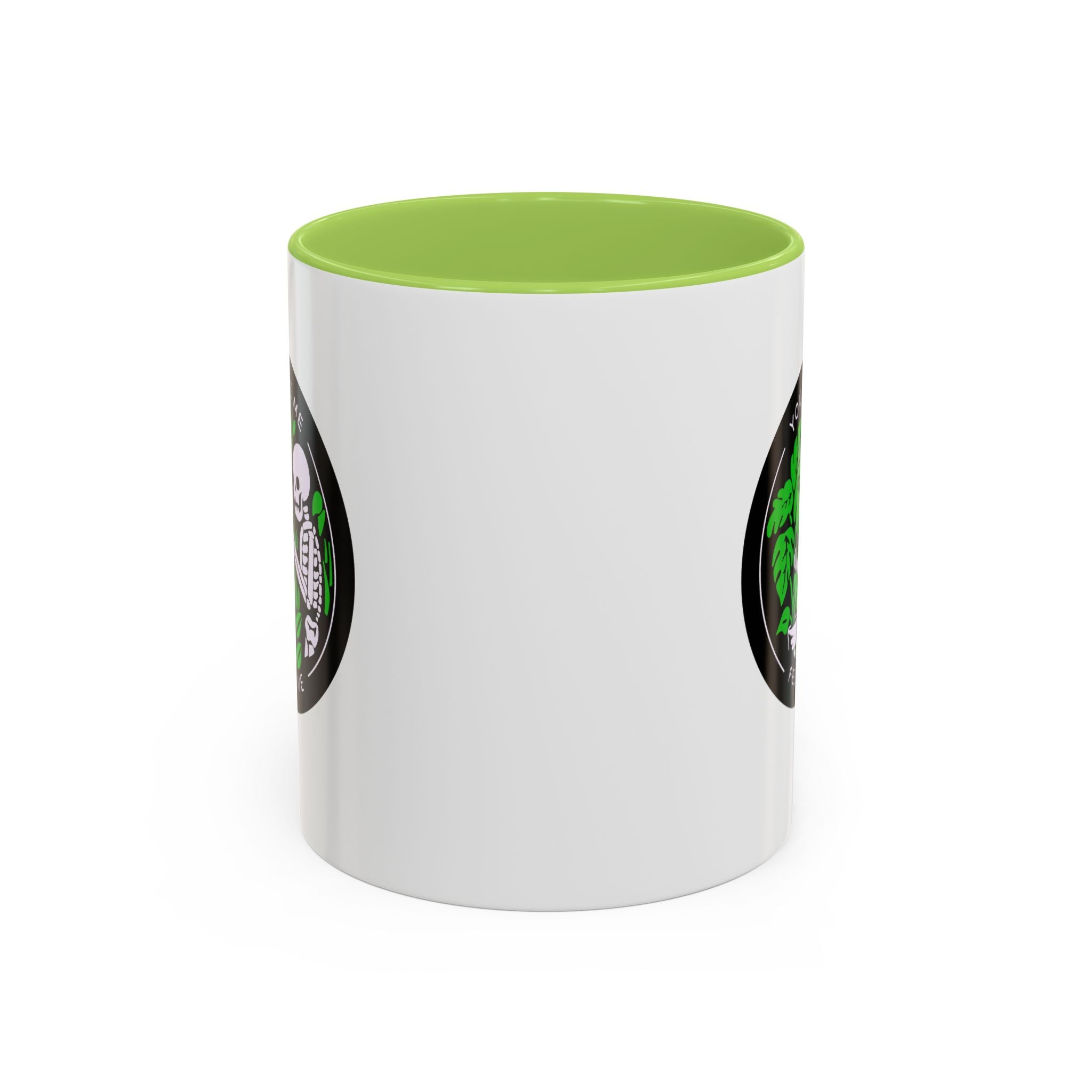 You Make Me Feel Alive Skeleton Watering Plants Accent Coffee Mug
