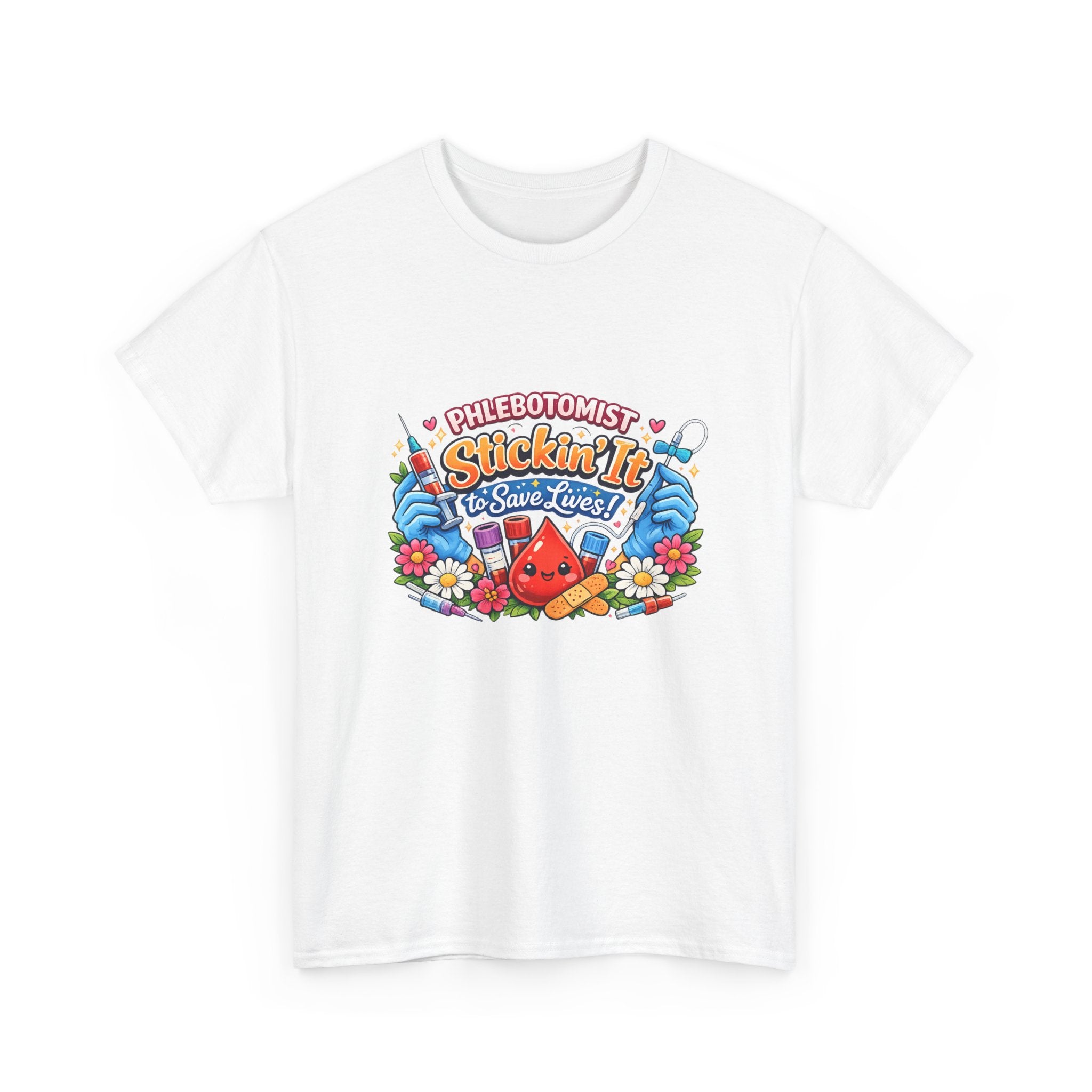 Phlebotomy 'Stickin It' T-Shirt — Funny Phlebotomist Tee
