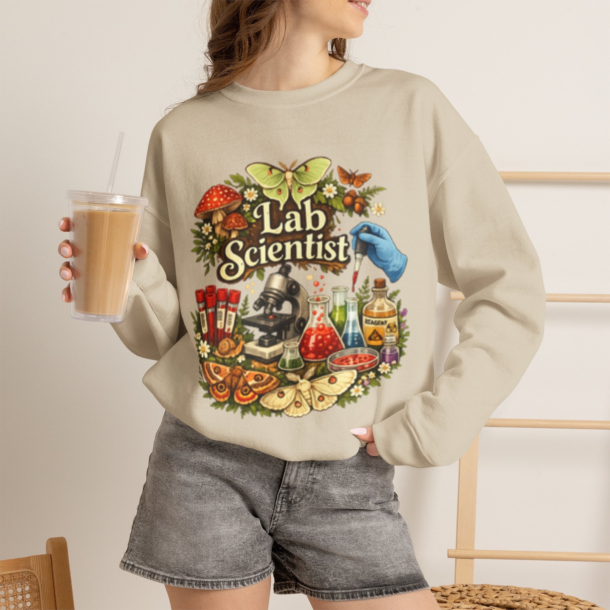 Lab Scientists-Unisex Heavy Blend™ Crewneck Sweatshirt