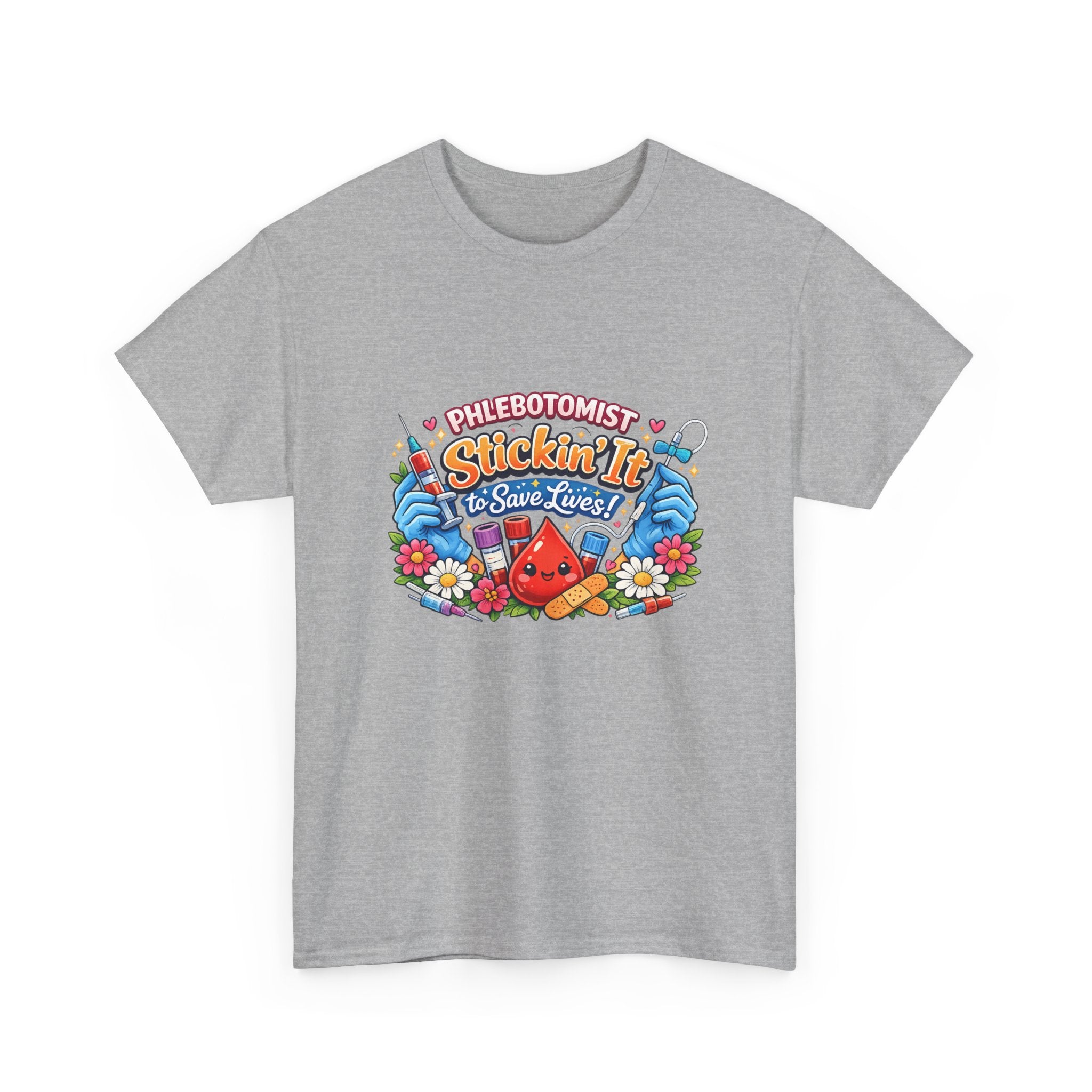Phlebotomy 'Stickin It' T-Shirt — Funny Phlebotomist Tee