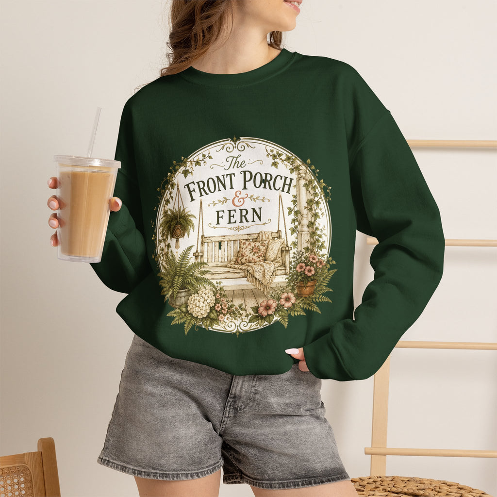 The Front Porch & Fern-Unisex Heavy Blend™ Crewneck Sweatshirt