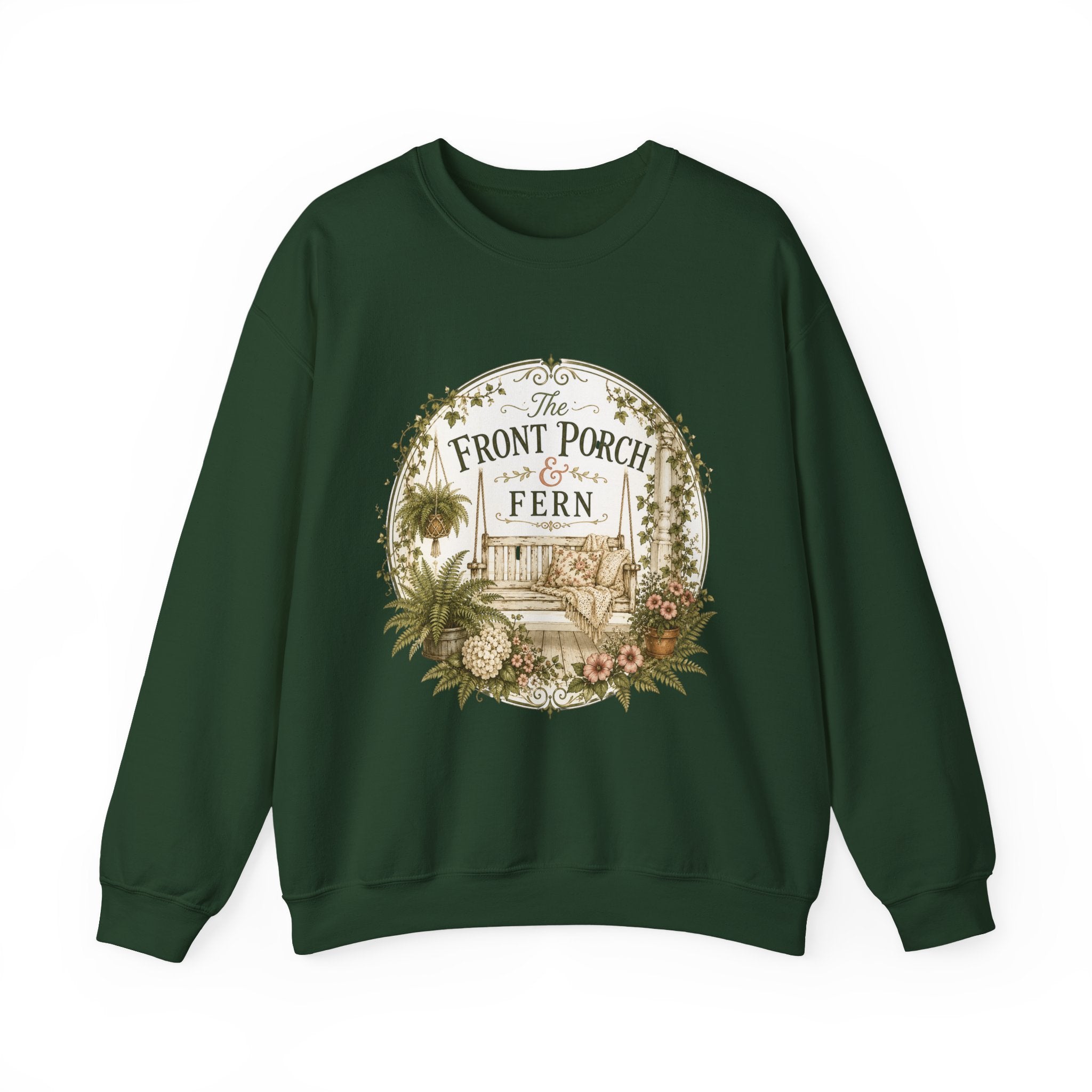 The Front Porch & Fern-Unisex Heavy Blend™ Crewneck Sweatshirt