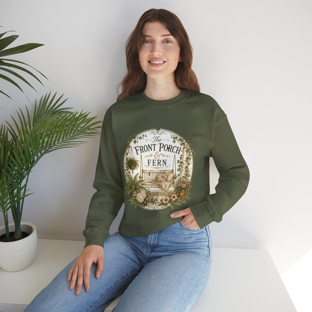 The Front Porch & Fern-Unisex Heavy Blend™ Crewneck Sweatshirt