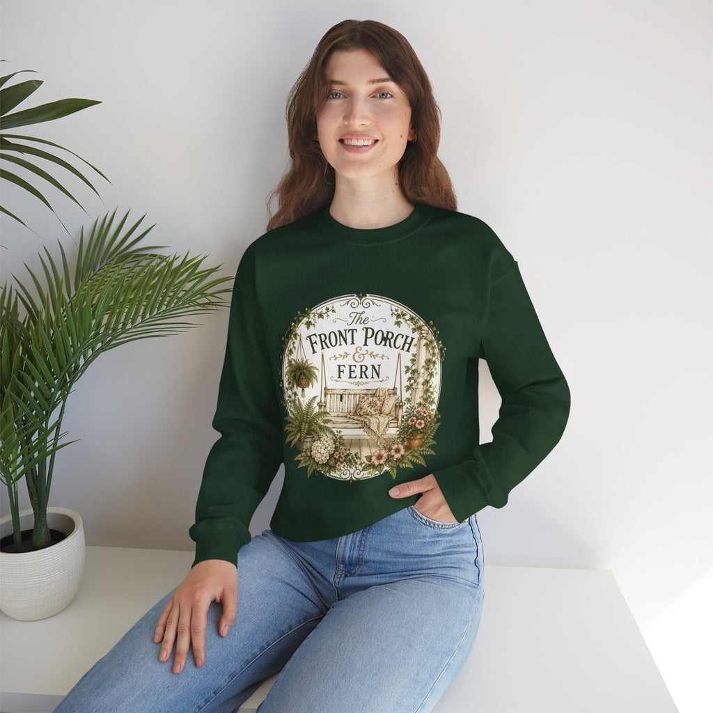 The Front Porch & Fern-Unisex Heavy Blend™ Crewneck Sweatshirt