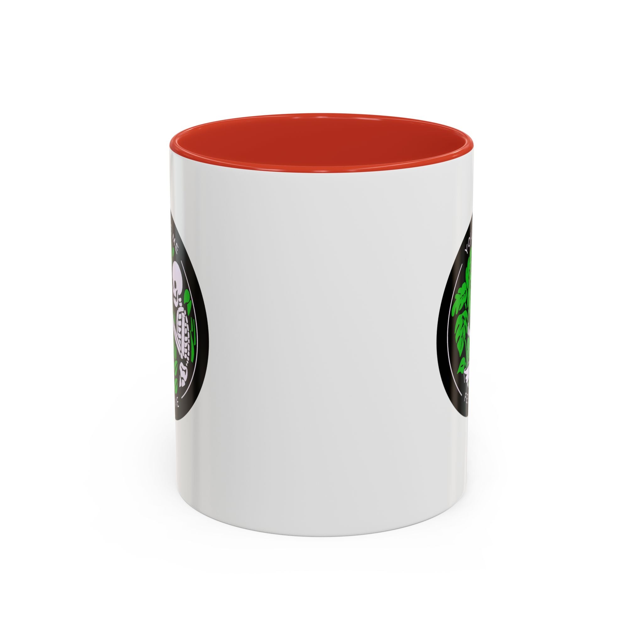 You Make Me Feel Alive Skeleton Watering Plants Accent Coffee Mug