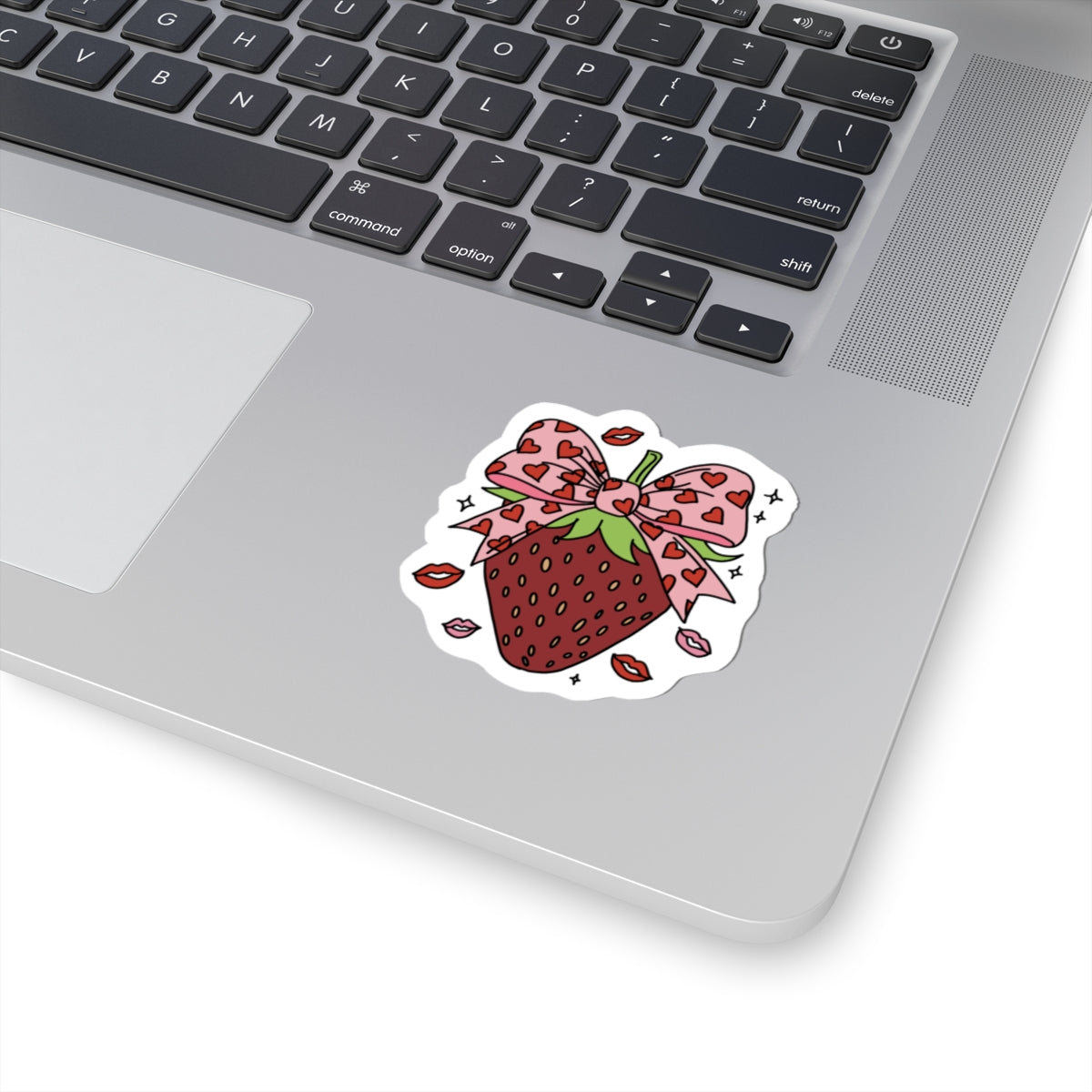 Strawberry-Cut Stickers