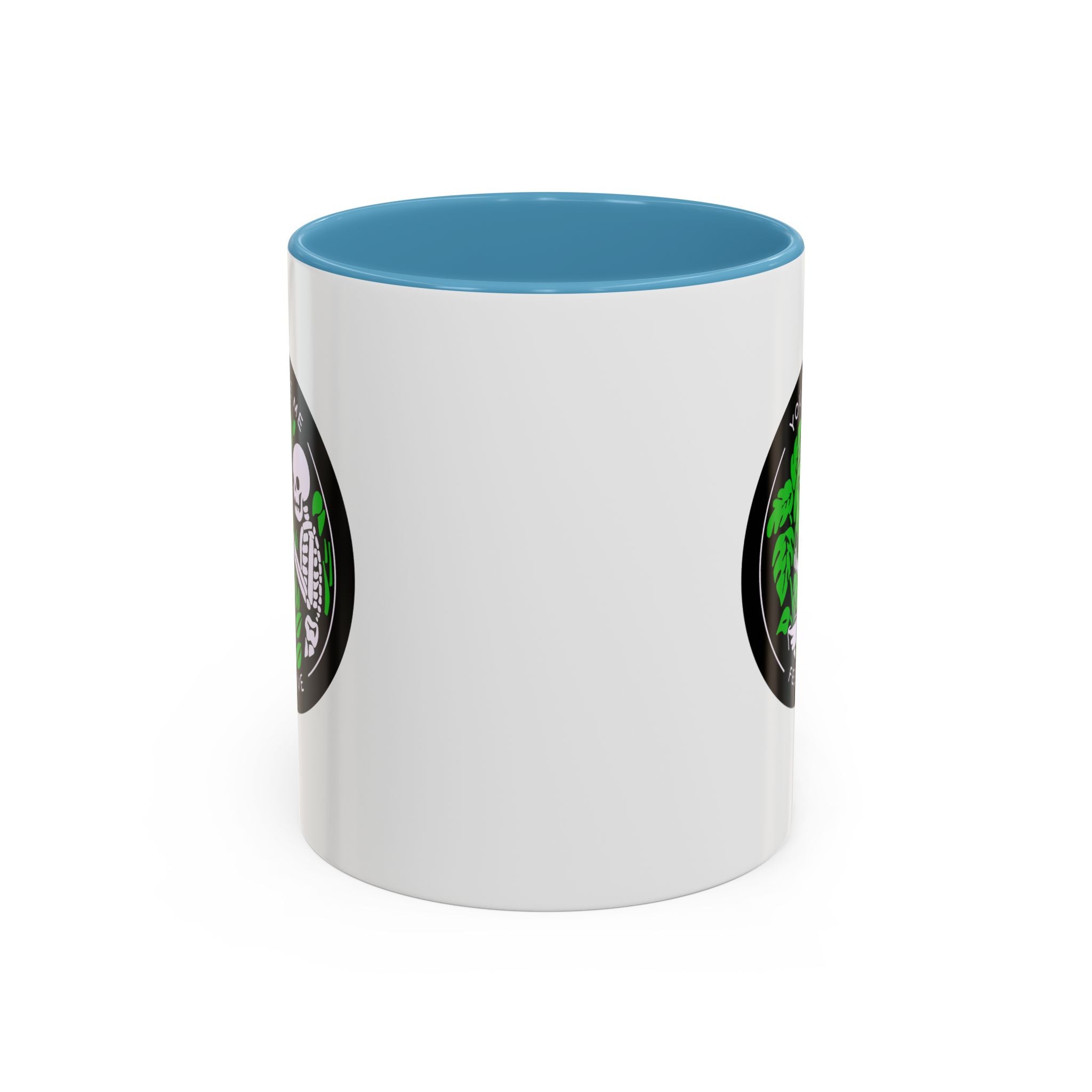 You Make Me Feel Alive Skeleton Watering Plants Accent Coffee Mug