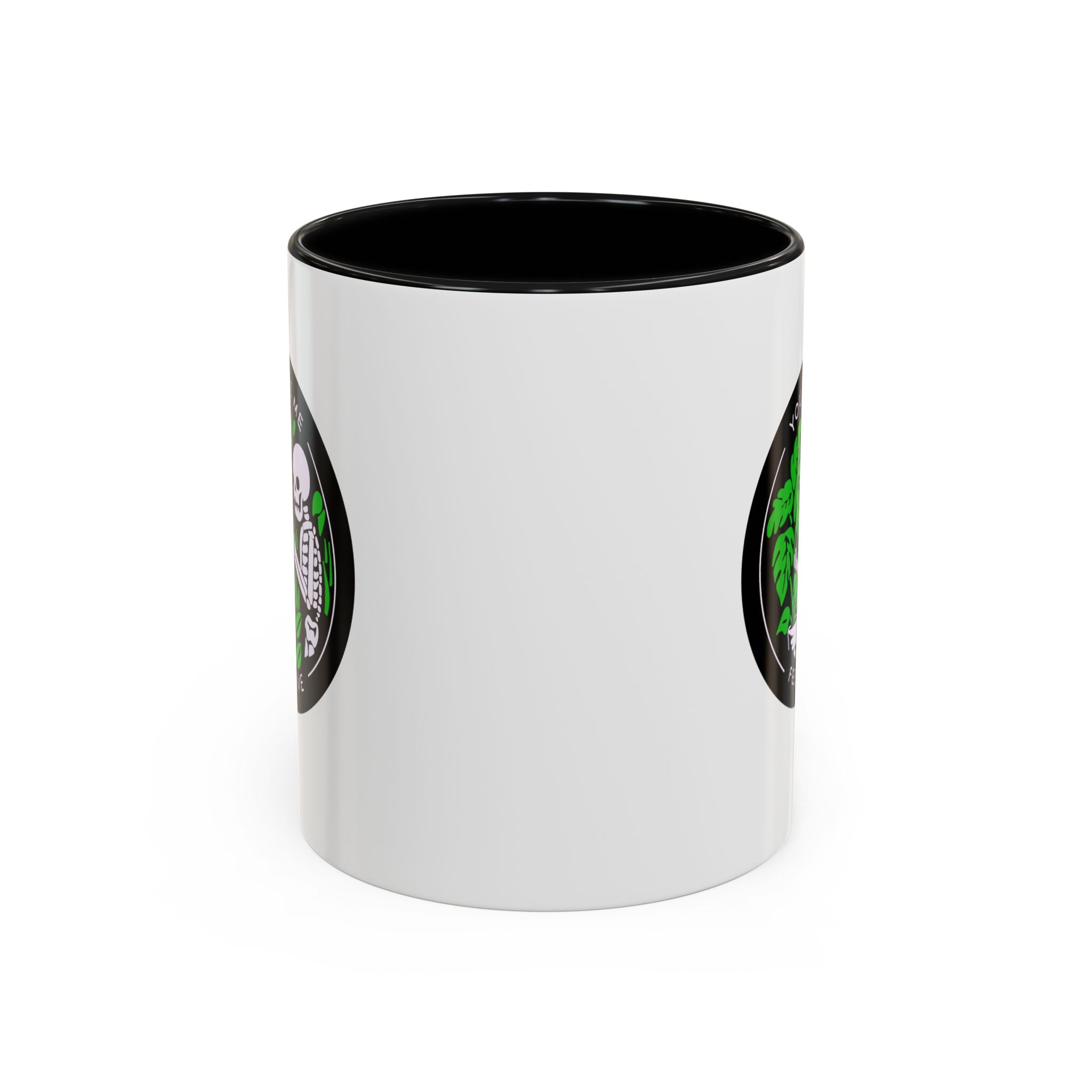 You Make Me Feel Alive Skeleton Watering Plants Accent Coffee Mug