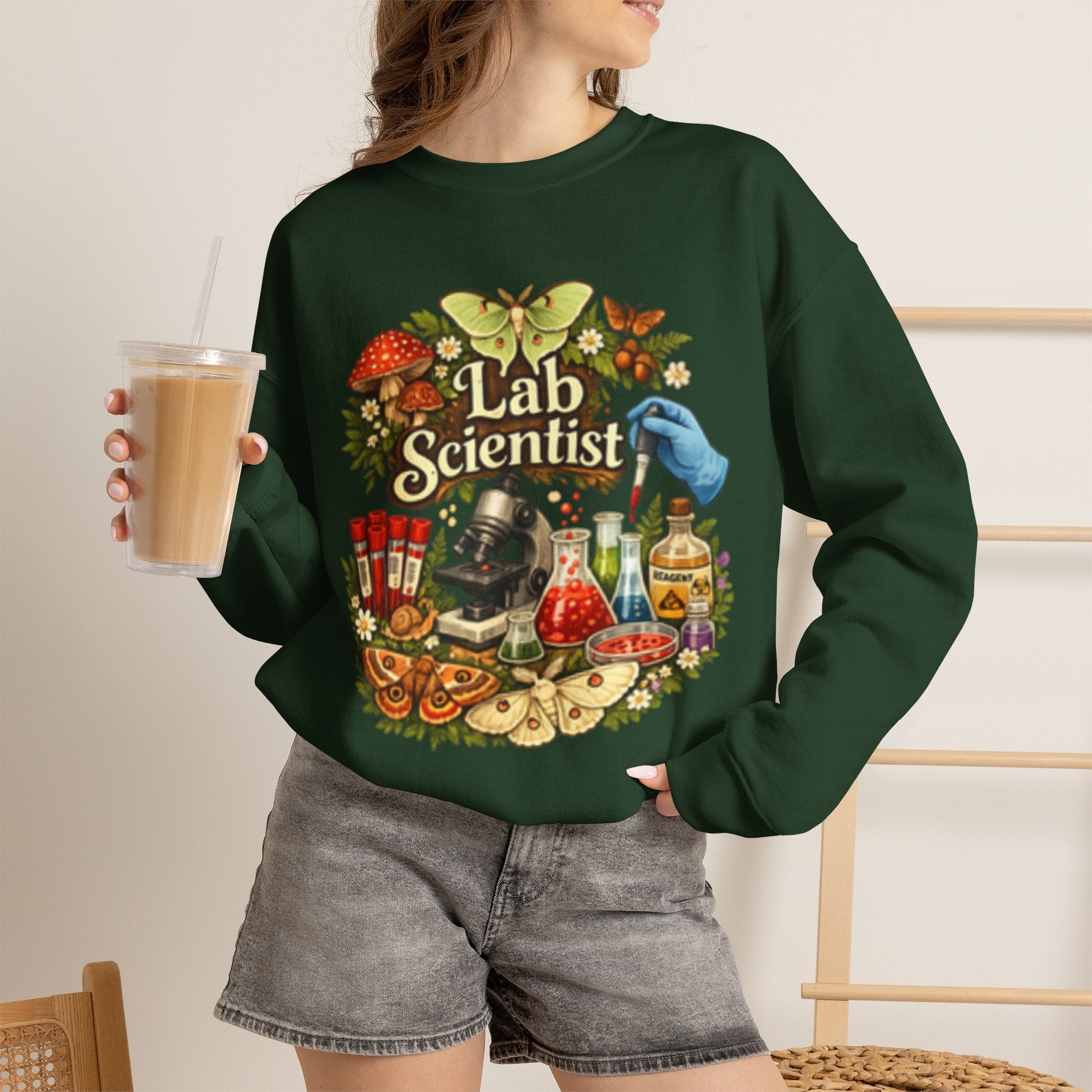 Lab Scientists-Unisex Heavy Blend™ Crewneck Sweatshirt