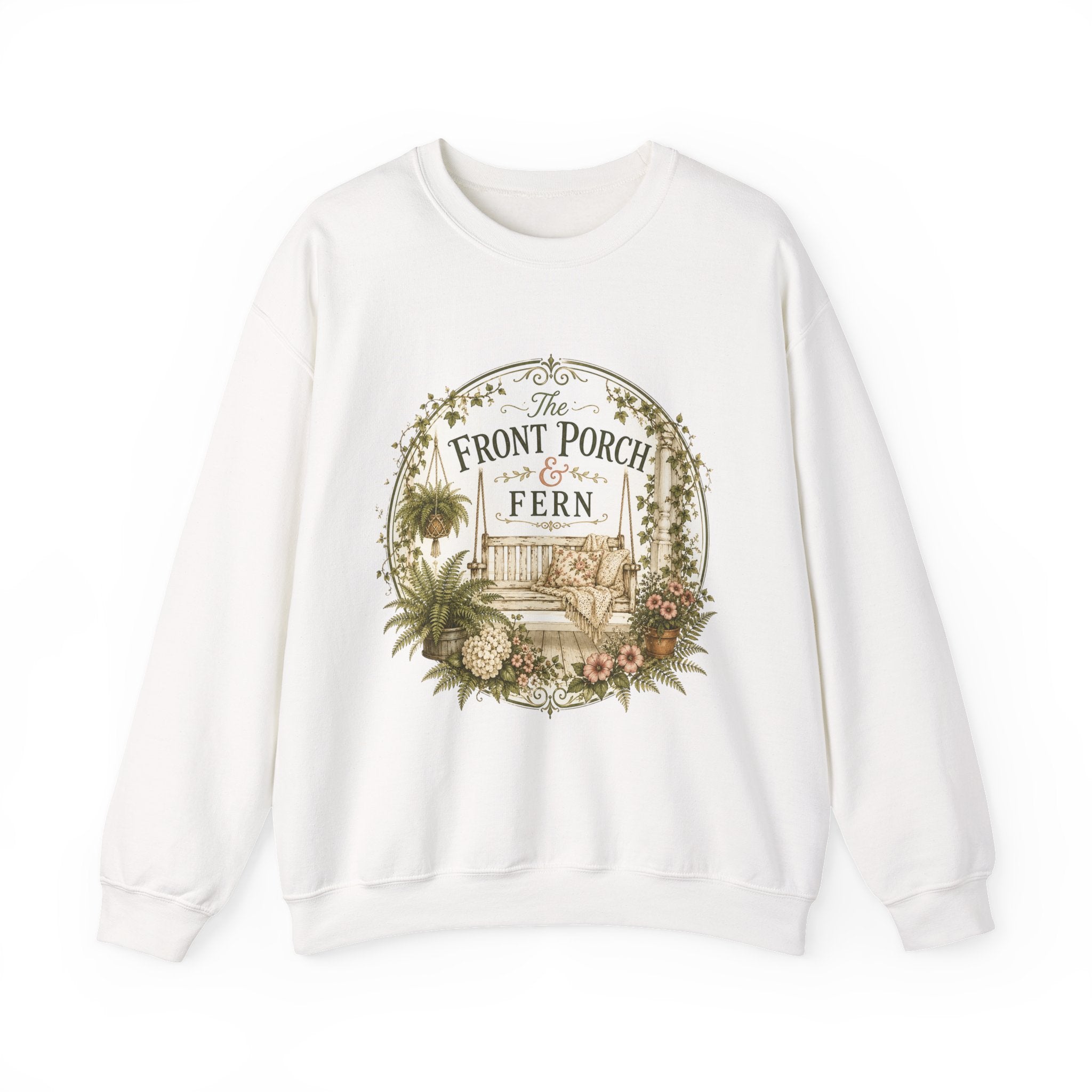 The Front Porch & Fern-Unisex Heavy Blend™ Crewneck Sweatshirt