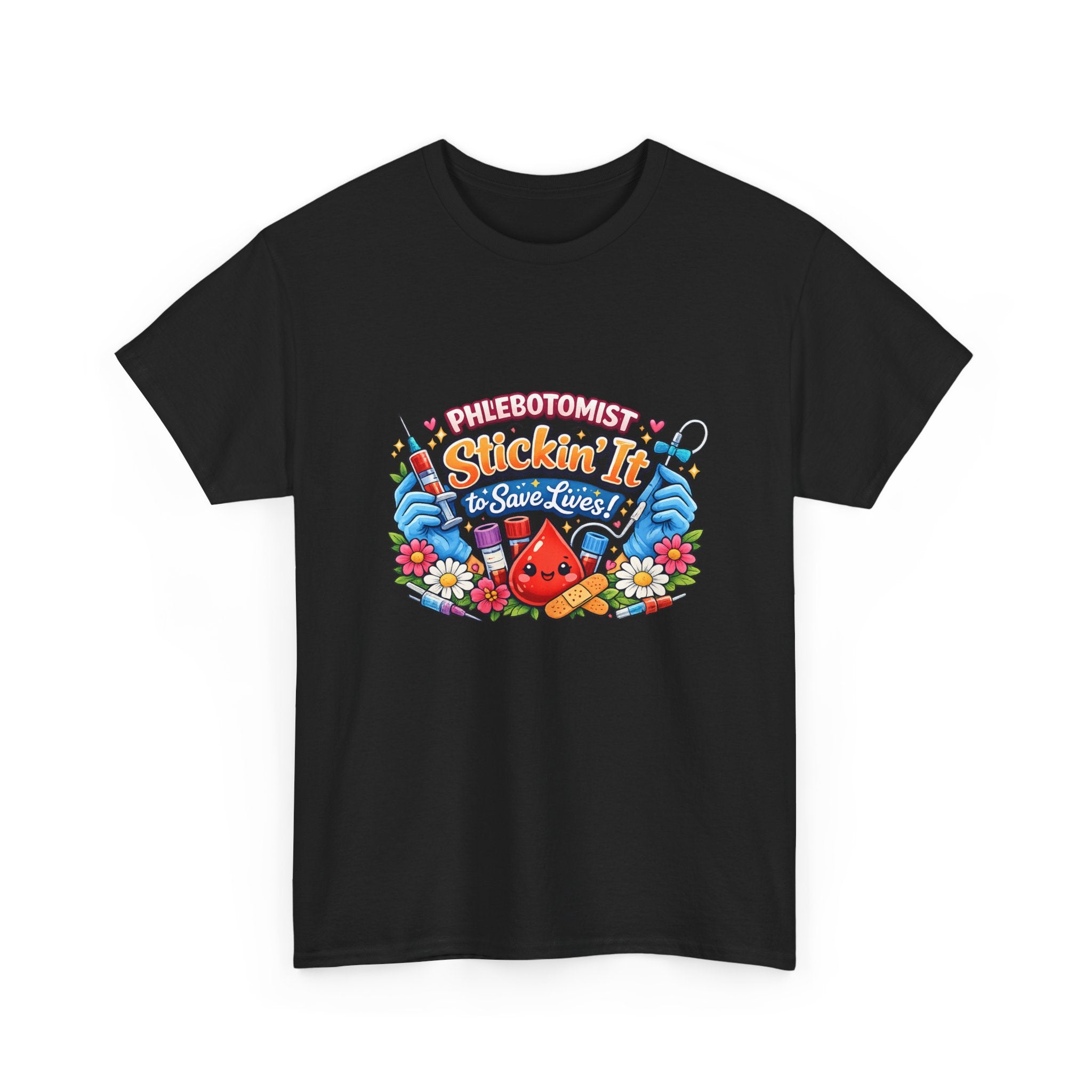 Phlebotomy 'Stickin It' T-Shirt — Funny Phlebotomist Tee