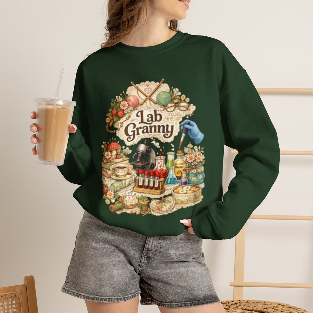 Lab Granny-Unisex Heavy Blend™ Crewneck Sweatshirt