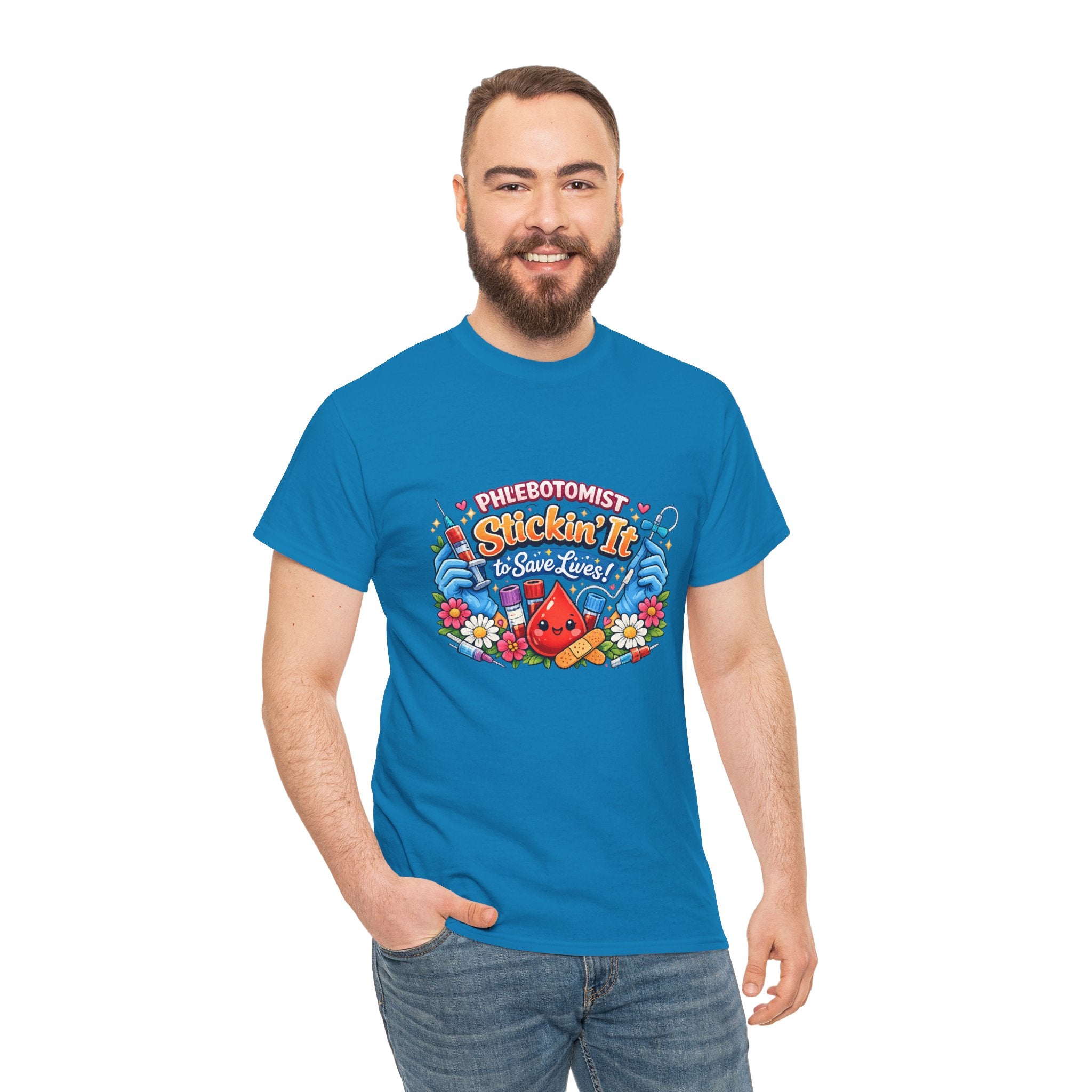 Phlebotomy 'Stickin It' T-Shirt — Funny Phlebotomist Tee