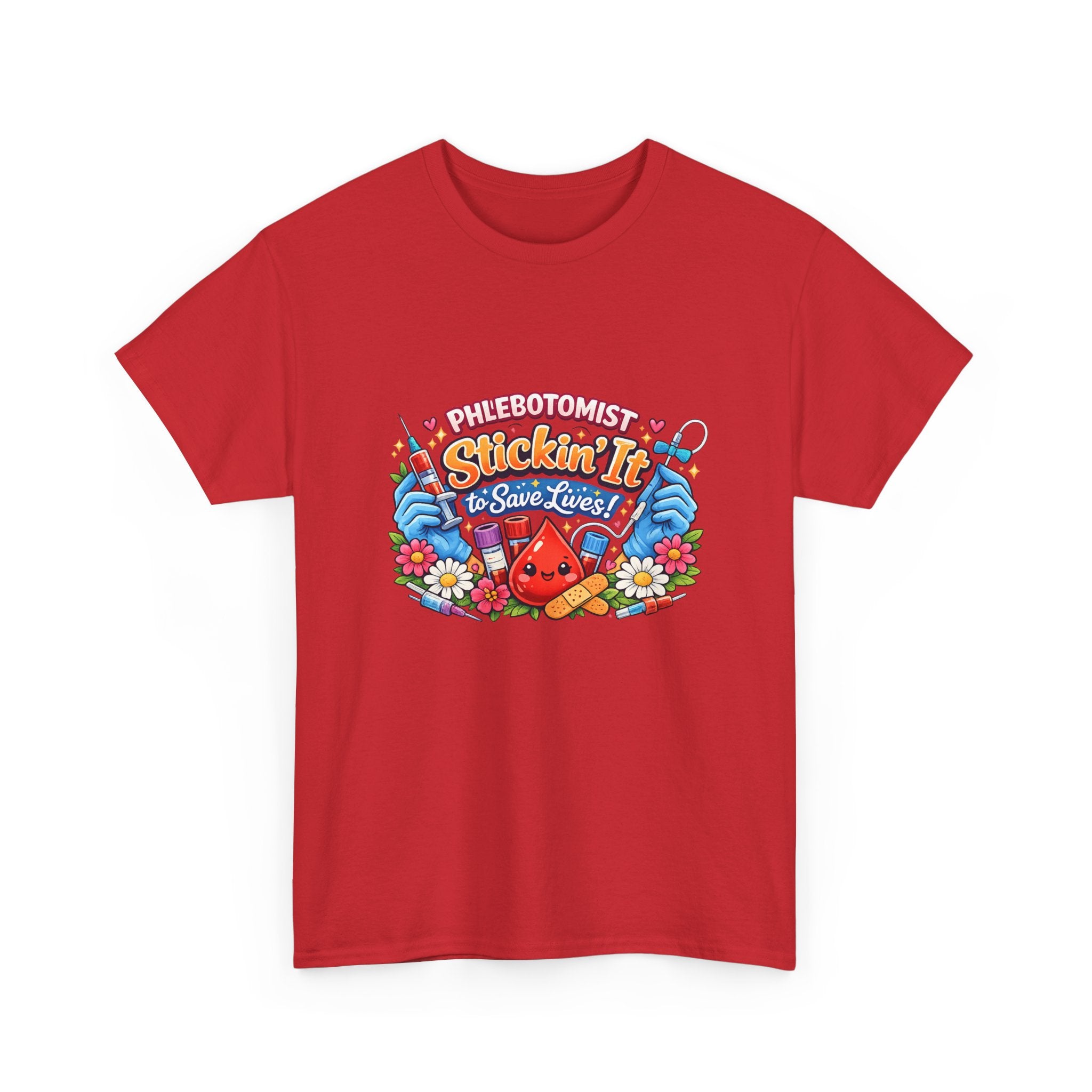 Phlebotomy 'Stickin It' T-Shirt — Funny Phlebotomist Tee
