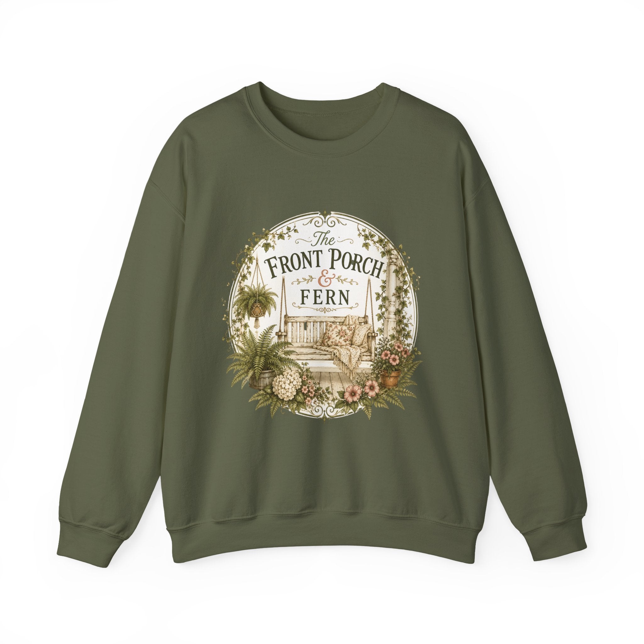The Front Porch & Fern-Unisex Heavy Blend™ Crewneck Sweatshirt