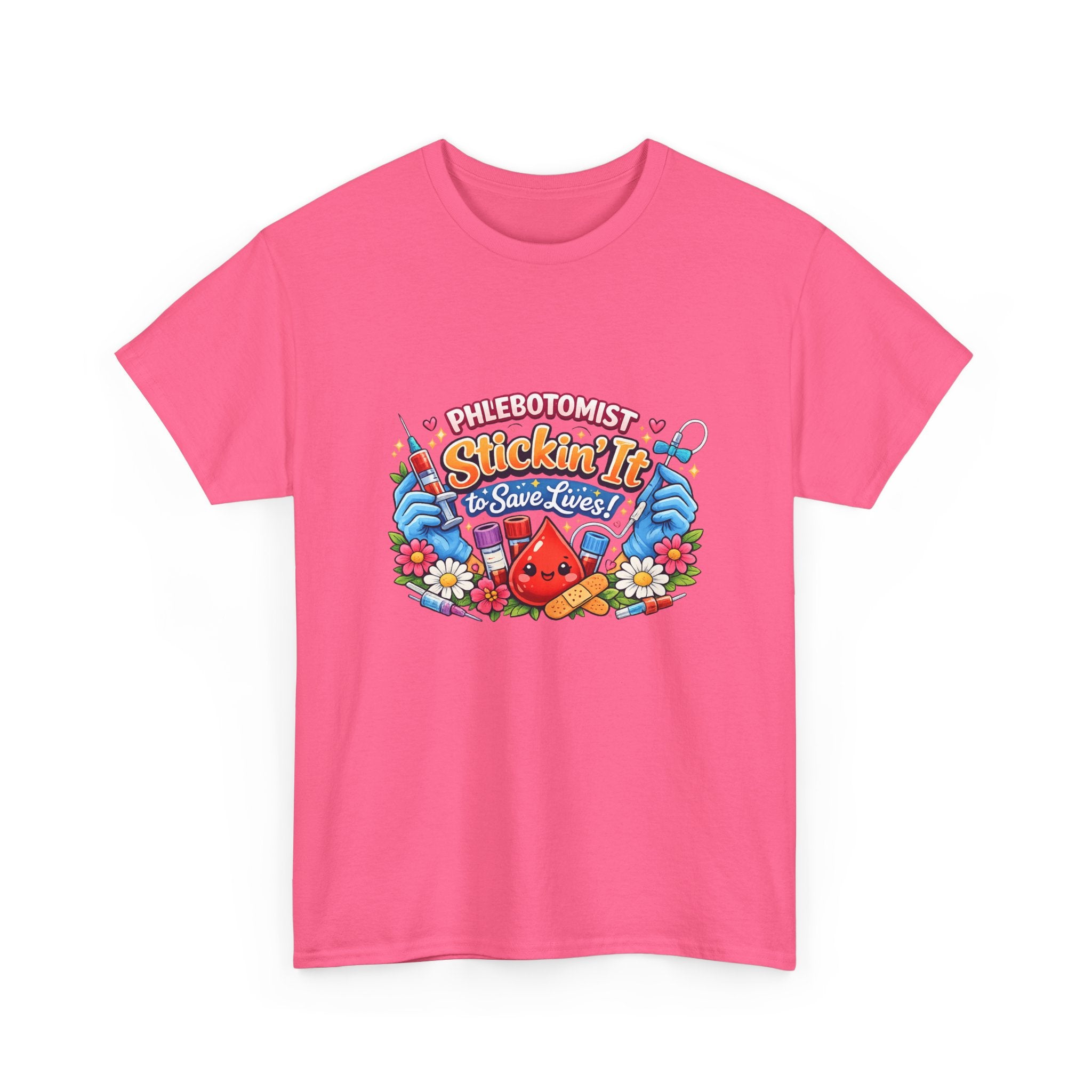 Phlebotomy 'Stickin It' T-Shirt — Funny Phlebotomist Tee