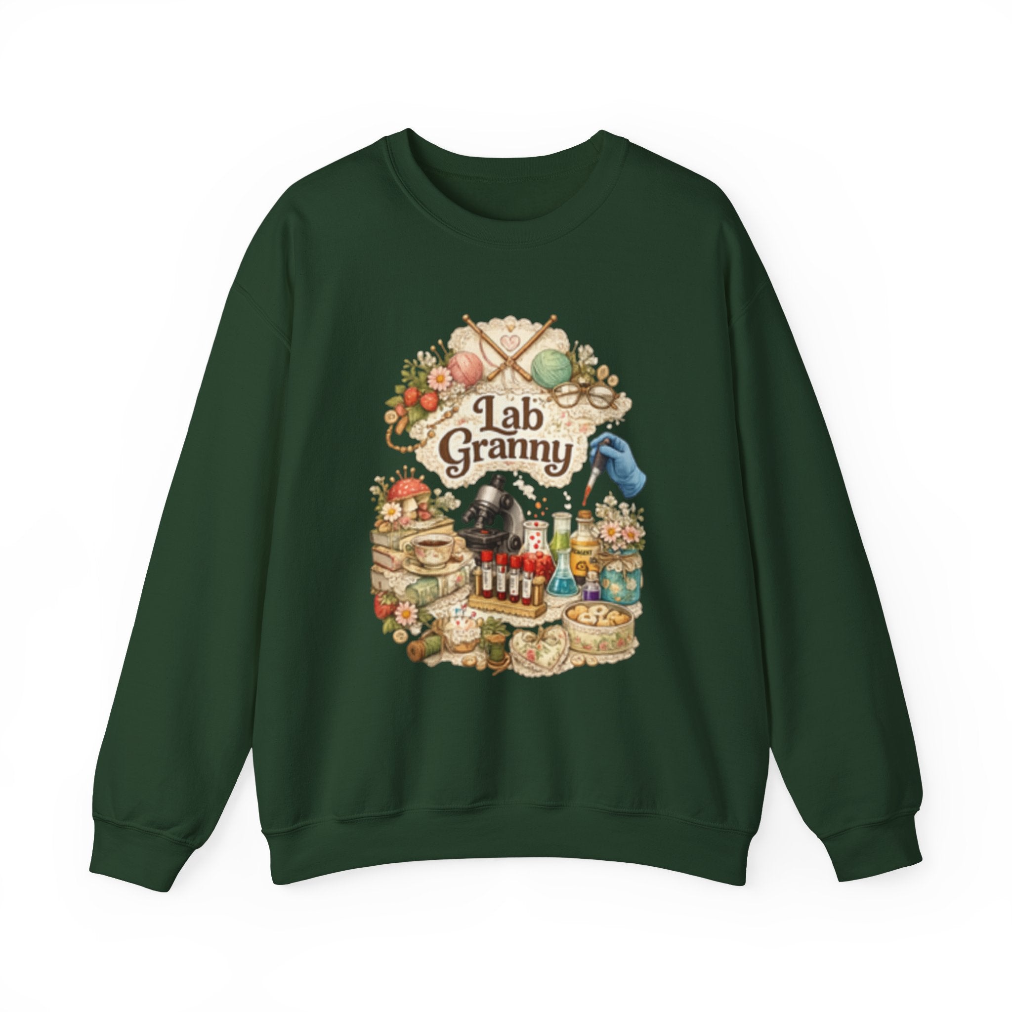 Lab Granny-Unisex Heavy Blend™ Crewneck Sweatshirt