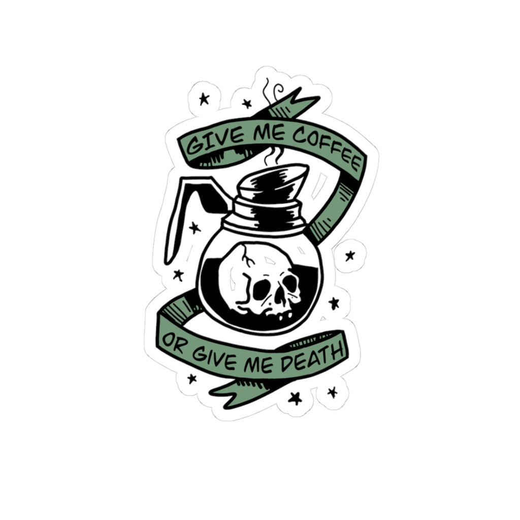 Coffee-Cut Stickers