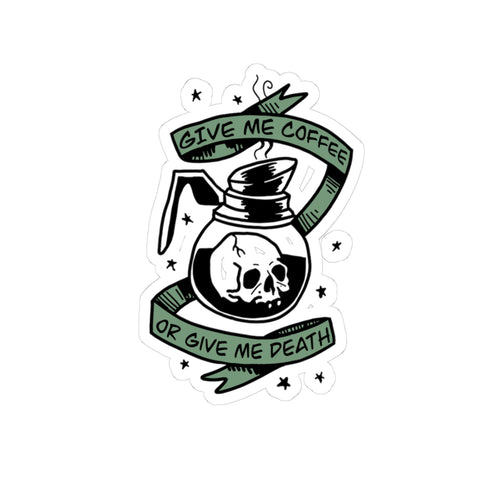 Coffee-Cut Stickers