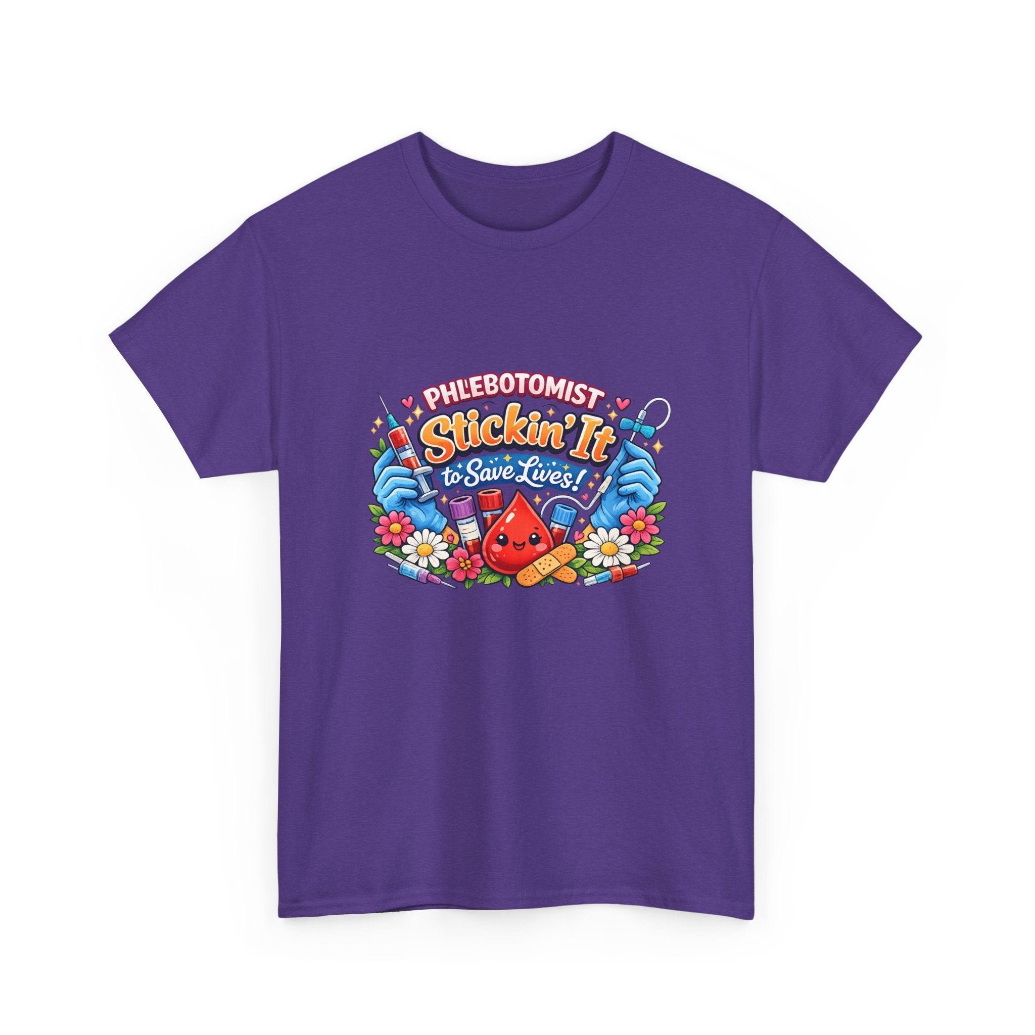 Phlebotomy 'Stickin It' T-Shirt — Funny Phlebotomist Tee