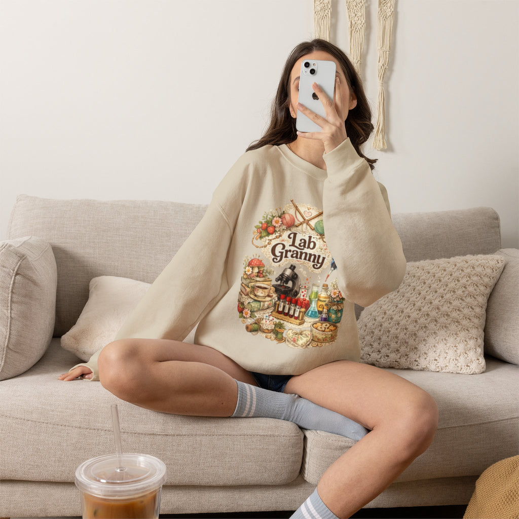 Lab Granny-Unisex Heavy Blend™ Crewneck Sweatshirt