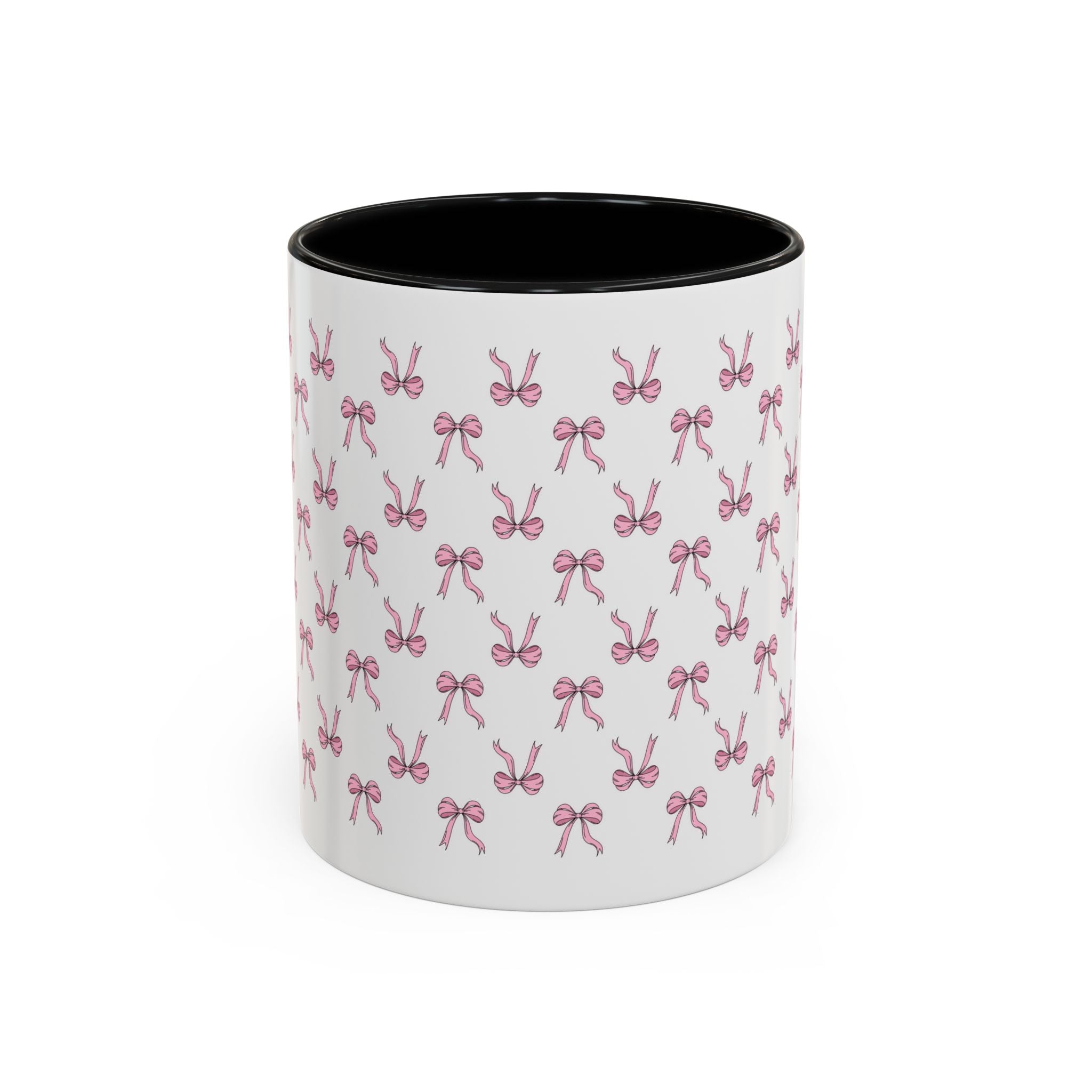 Pink Bows Accent Coffee Mug (11oz)
