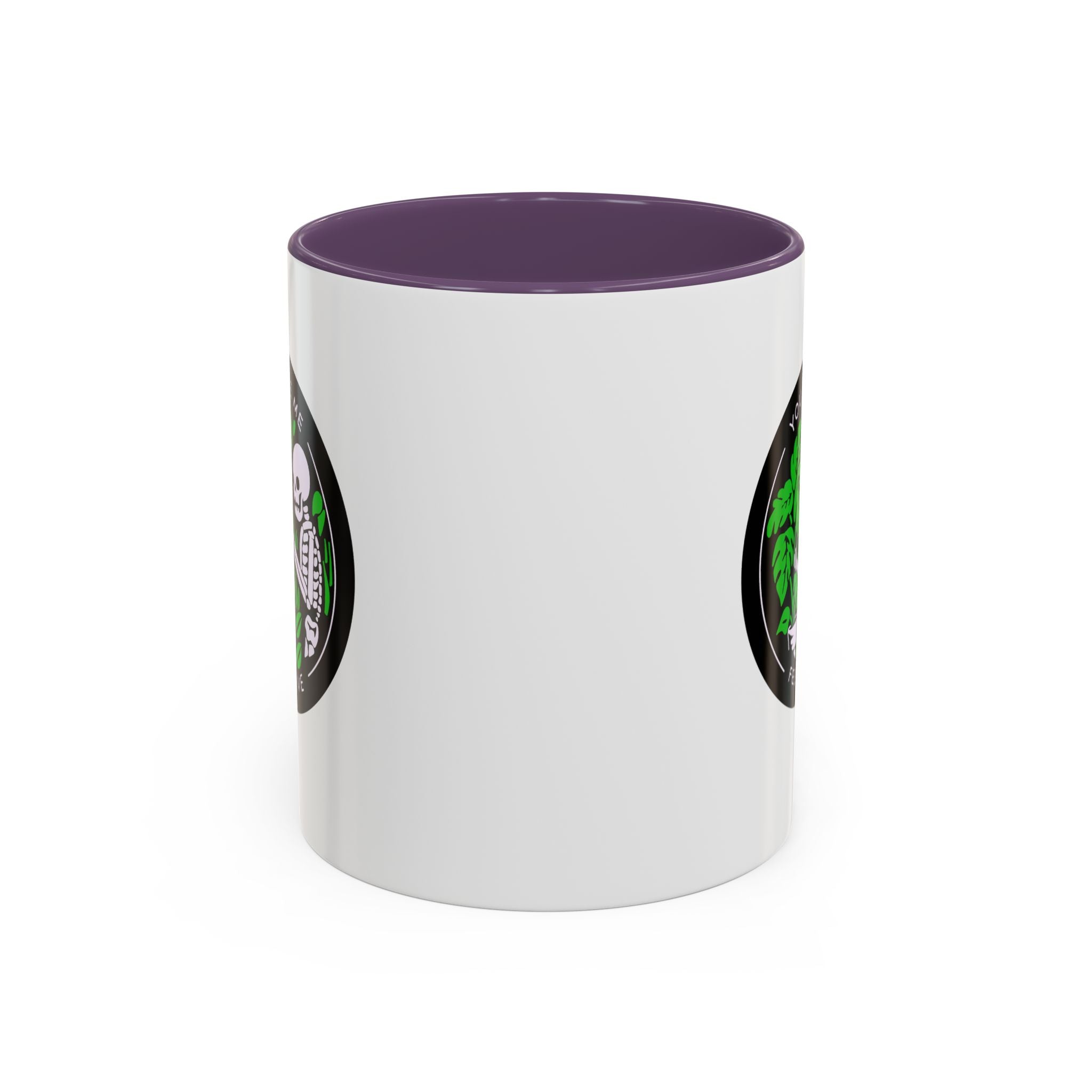You Make Me Feel Alive Skeleton Watering Plants Accent Coffee Mug