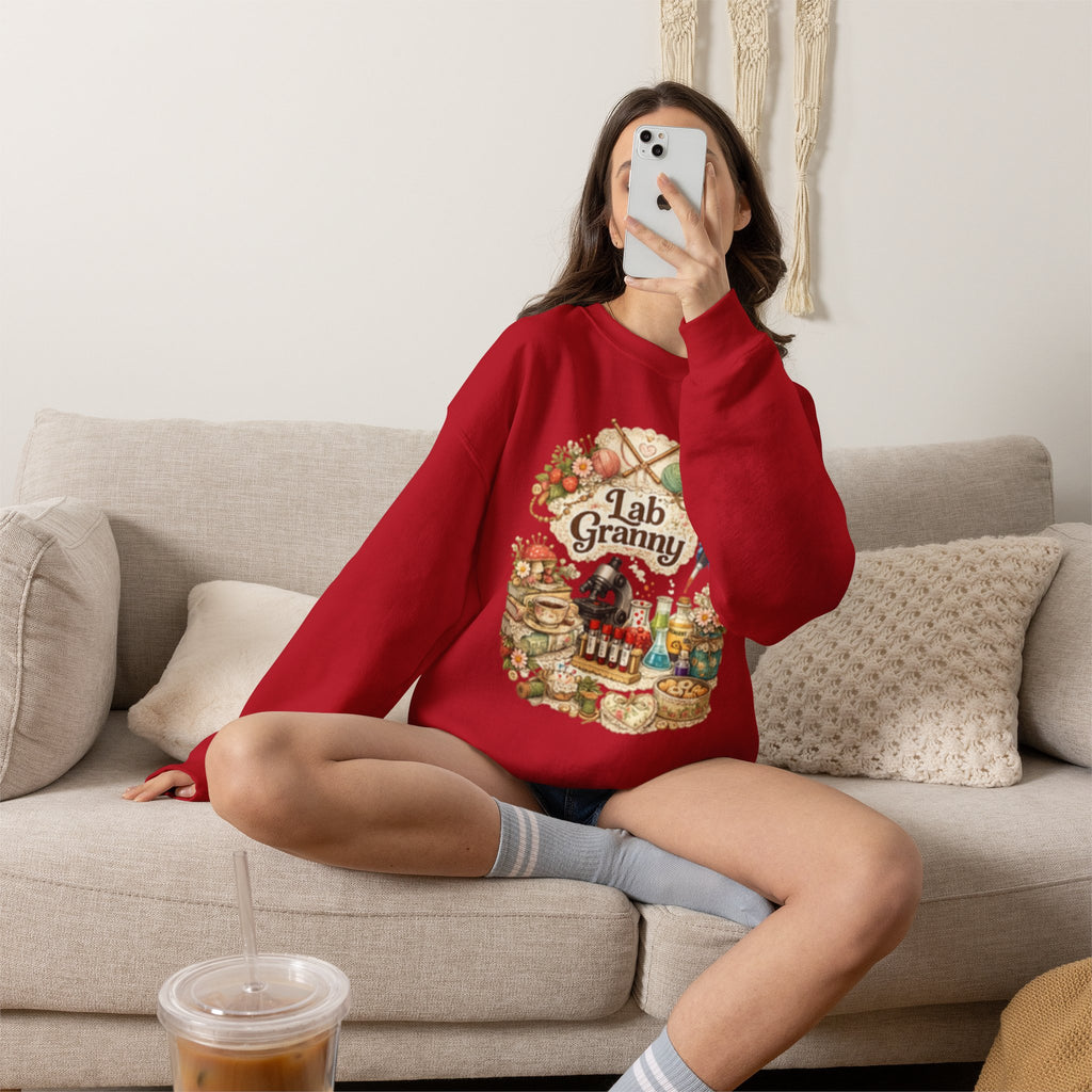 Lab Granny-Unisex Heavy Blend™ Crewneck Sweatshirt