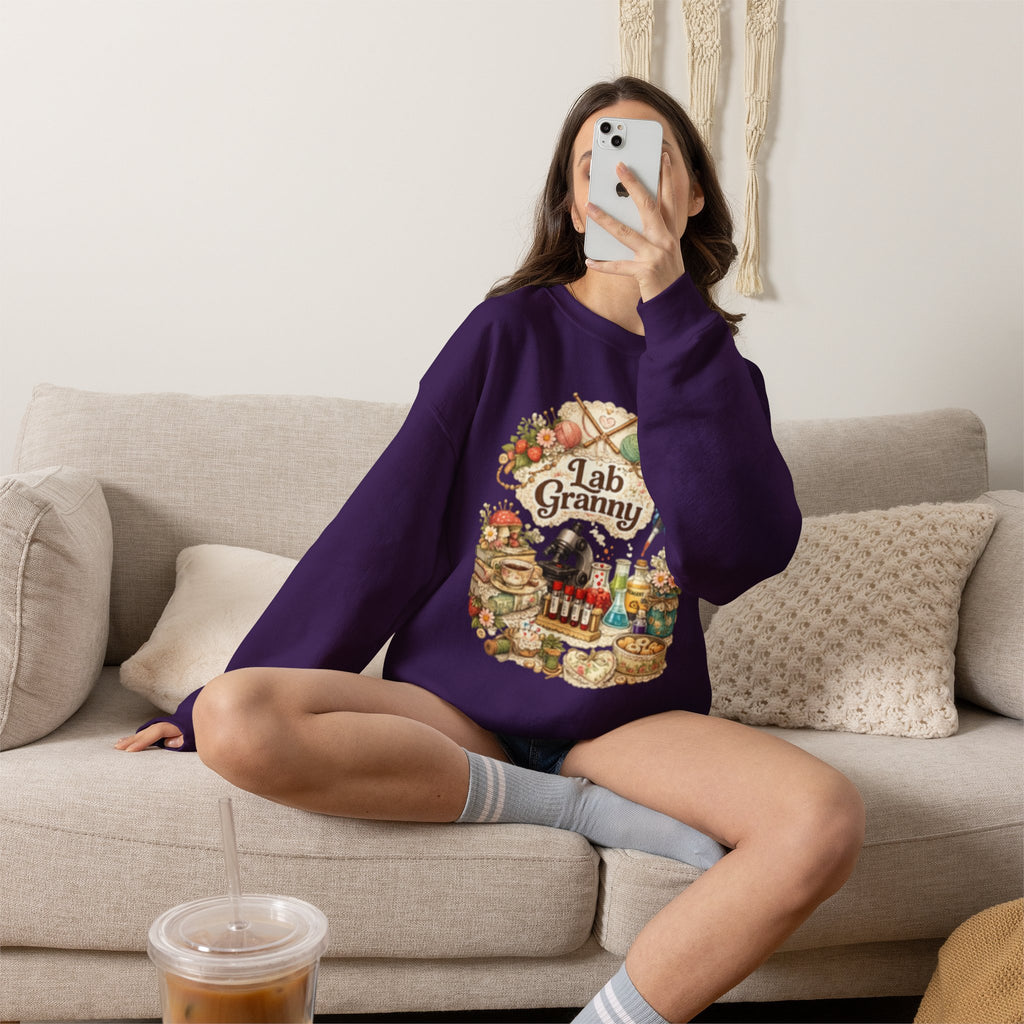 Lab Granny-Unisex Heavy Blend™ Crewneck Sweatshirt