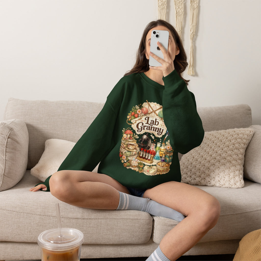Lab Granny-Unisex Heavy Blend™ Crewneck Sweatshirt