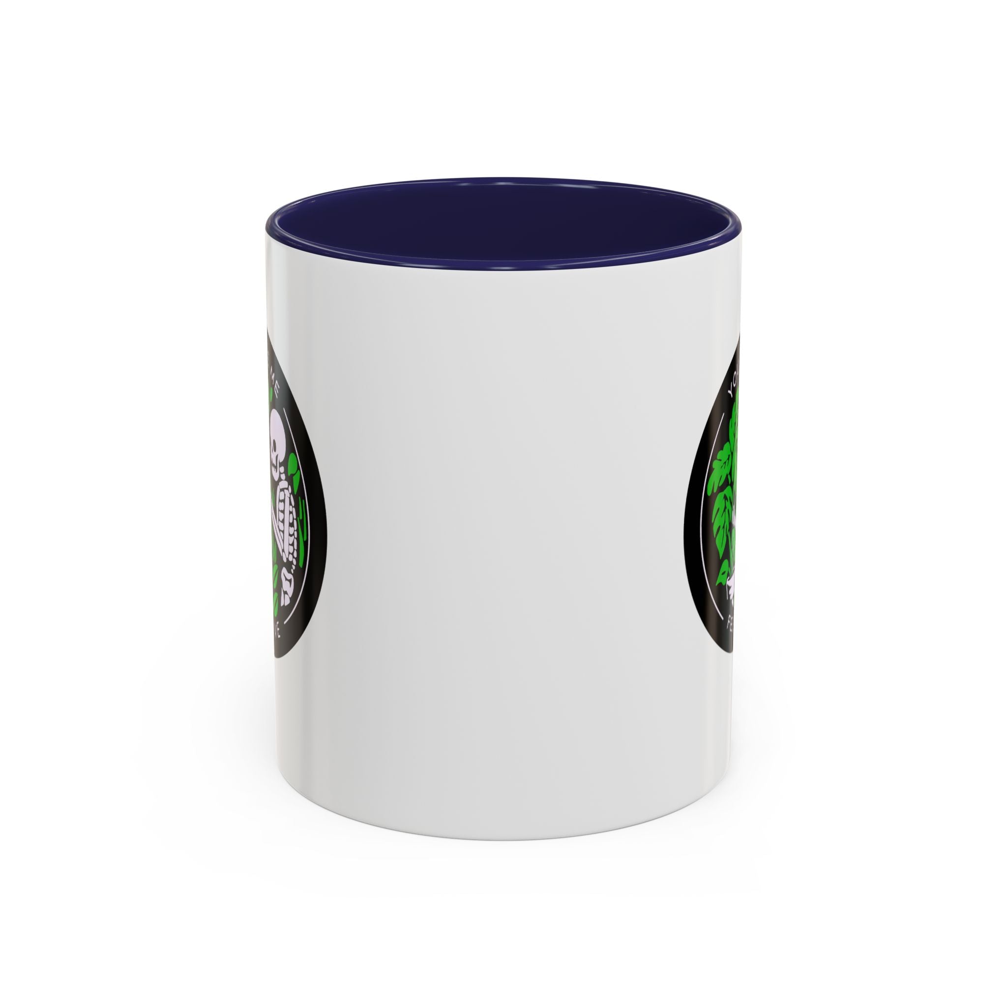 You Make Me Feel Alive Skeleton Watering Plants Accent Coffee Mug