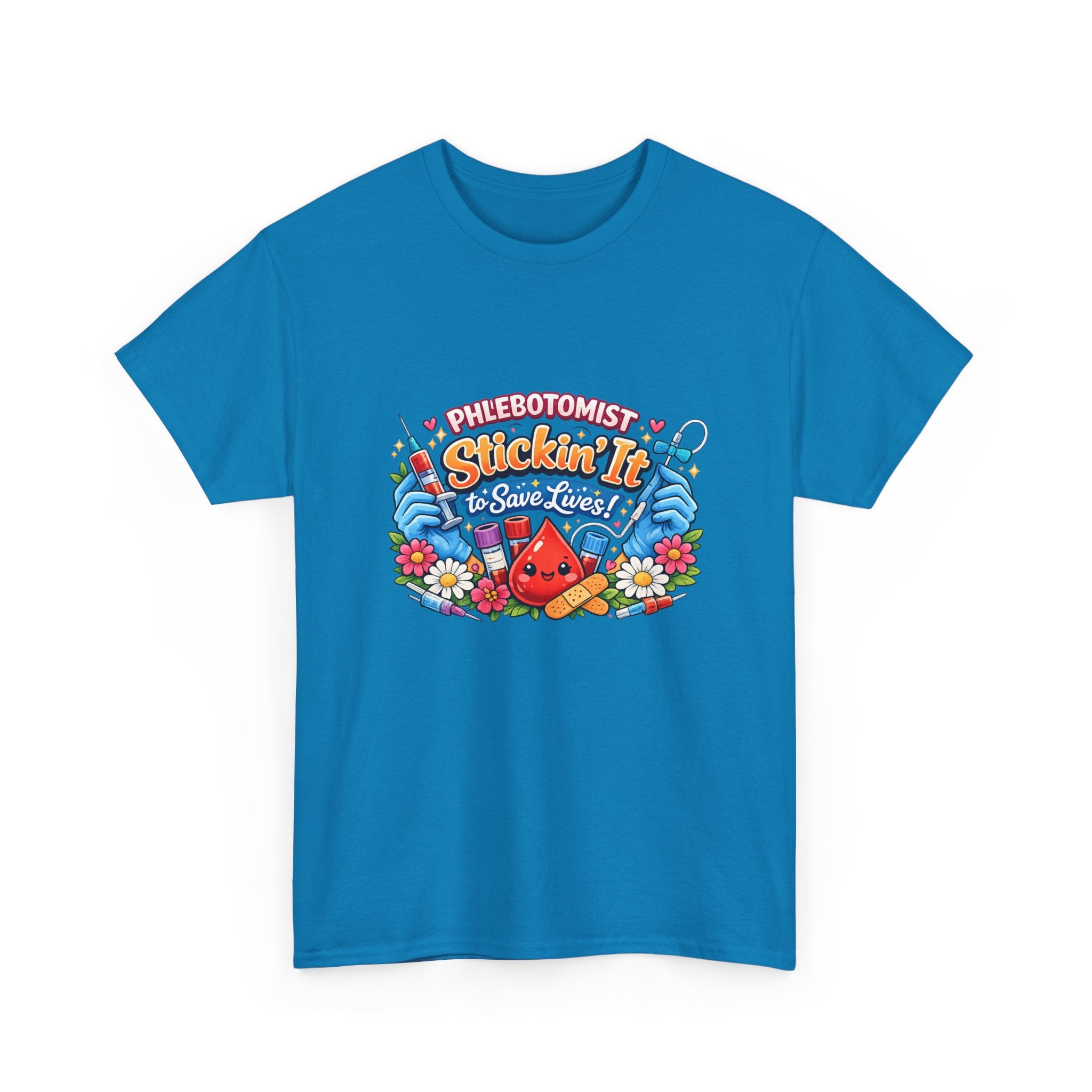 Phlebotomy 'Stickin It' T-Shirt — Funny Phlebotomist Tee