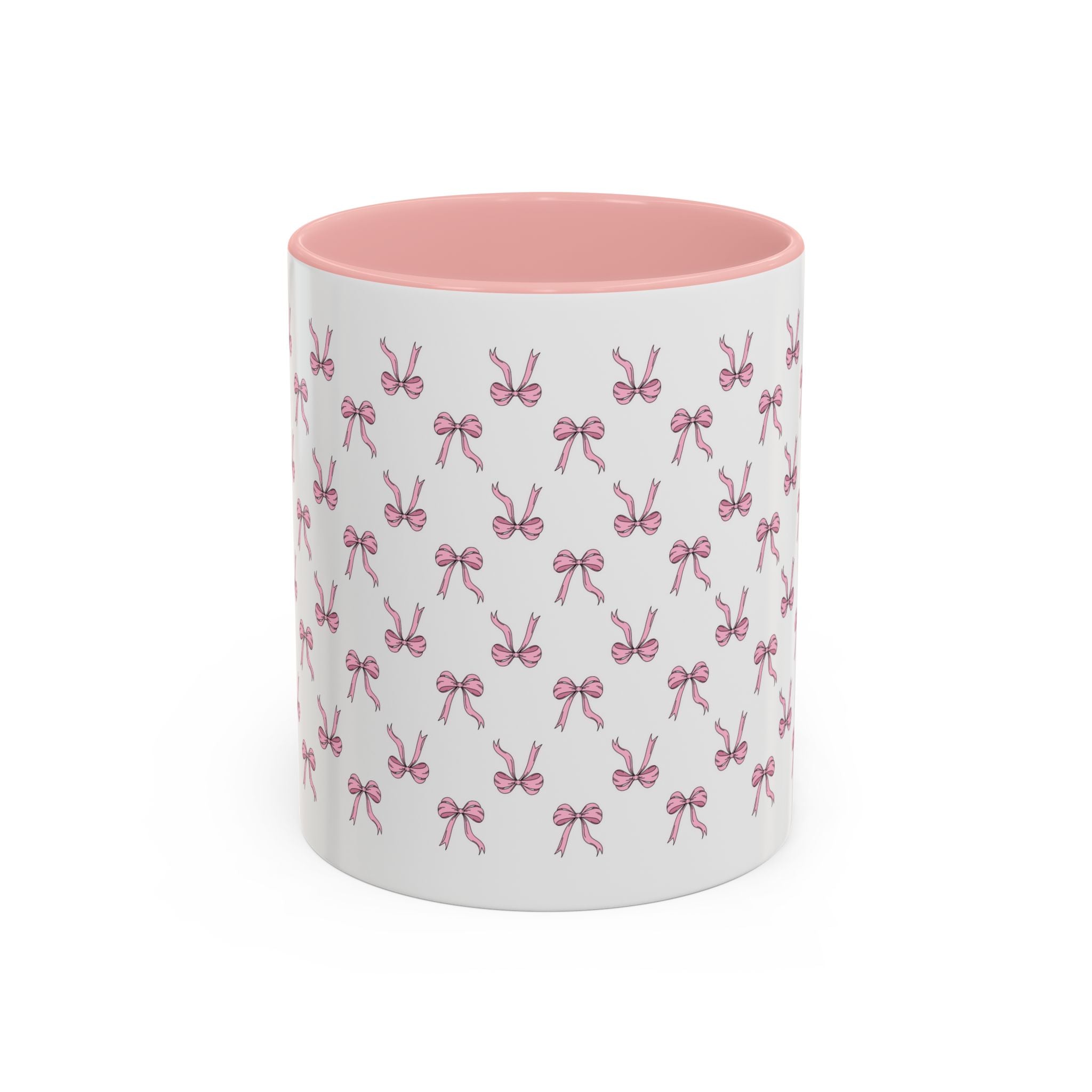 Pink Bows Accent Coffee Mug (11oz)