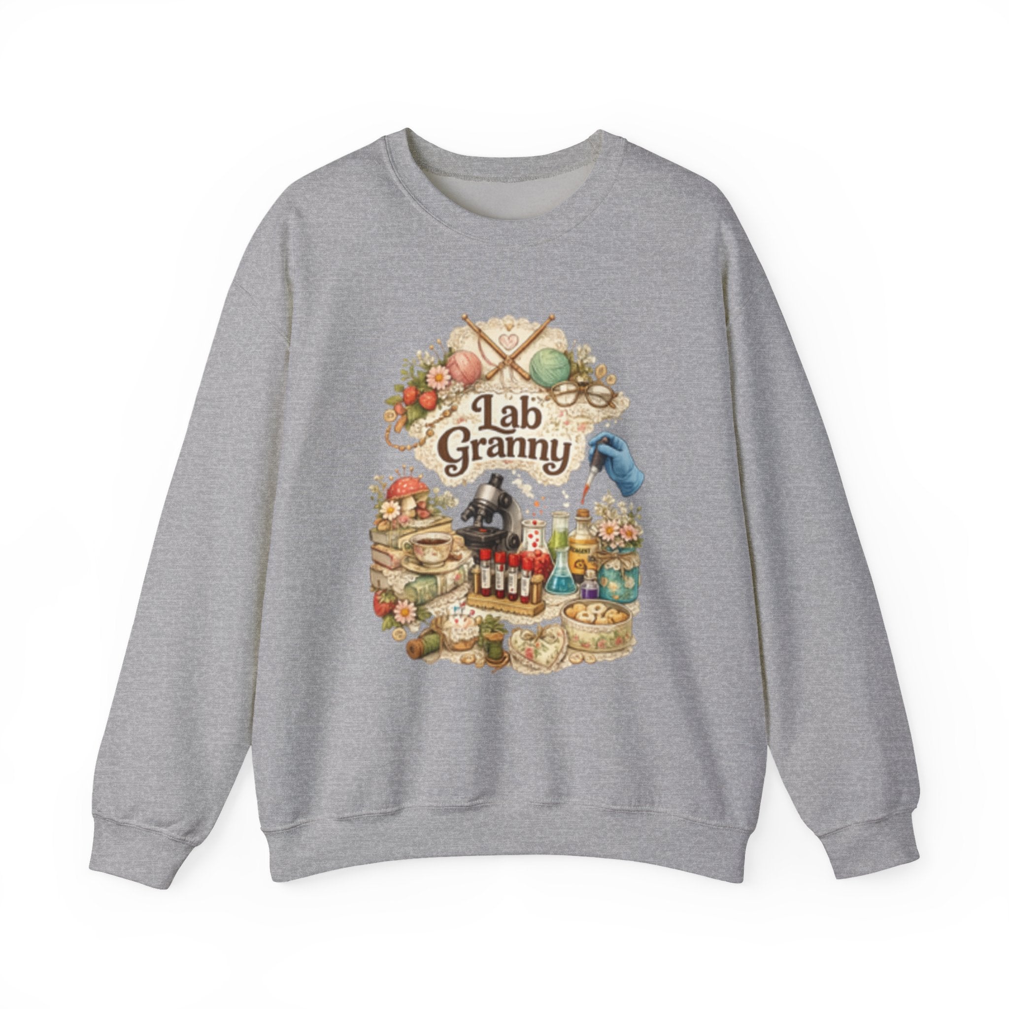 Lab Granny-Unisex Heavy Blend™ Crewneck Sweatshirt