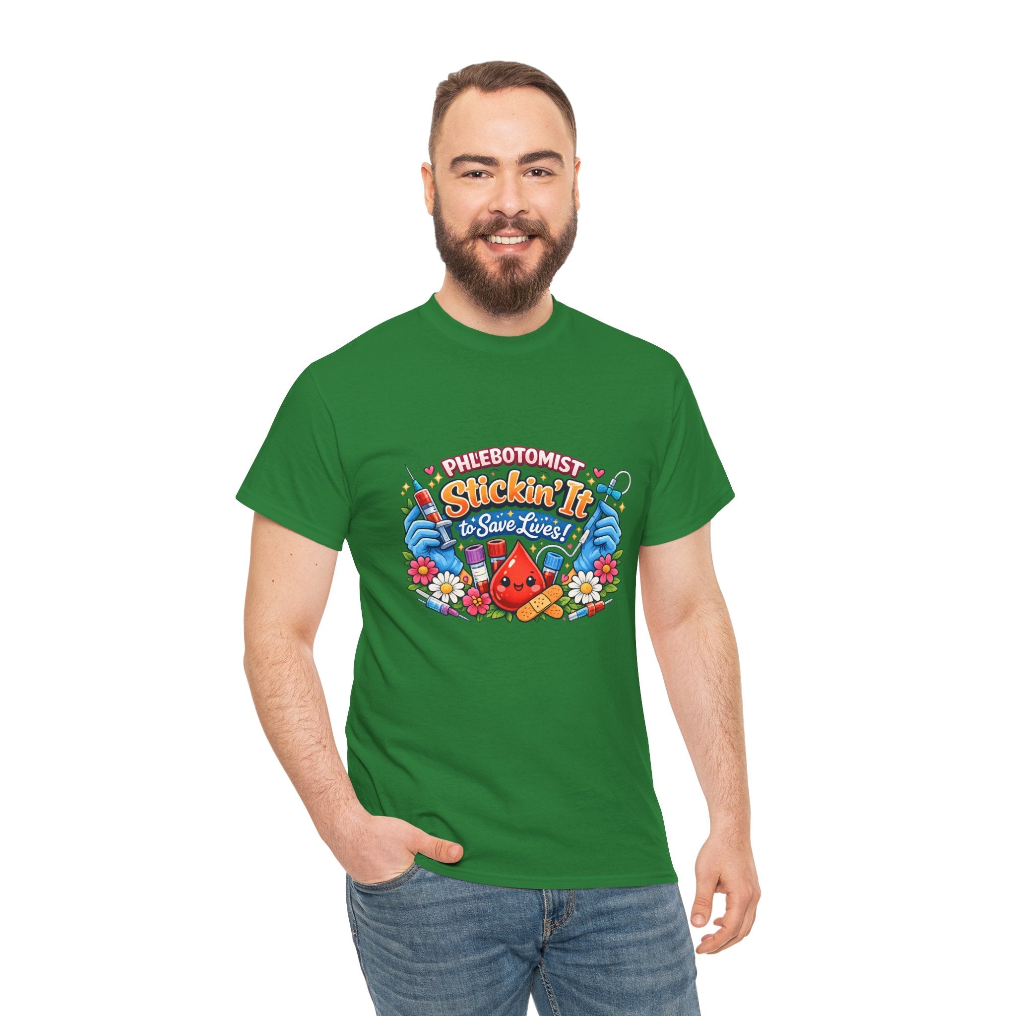 Phlebotomy 'Stickin It' T-Shirt — Funny Phlebotomist Tee