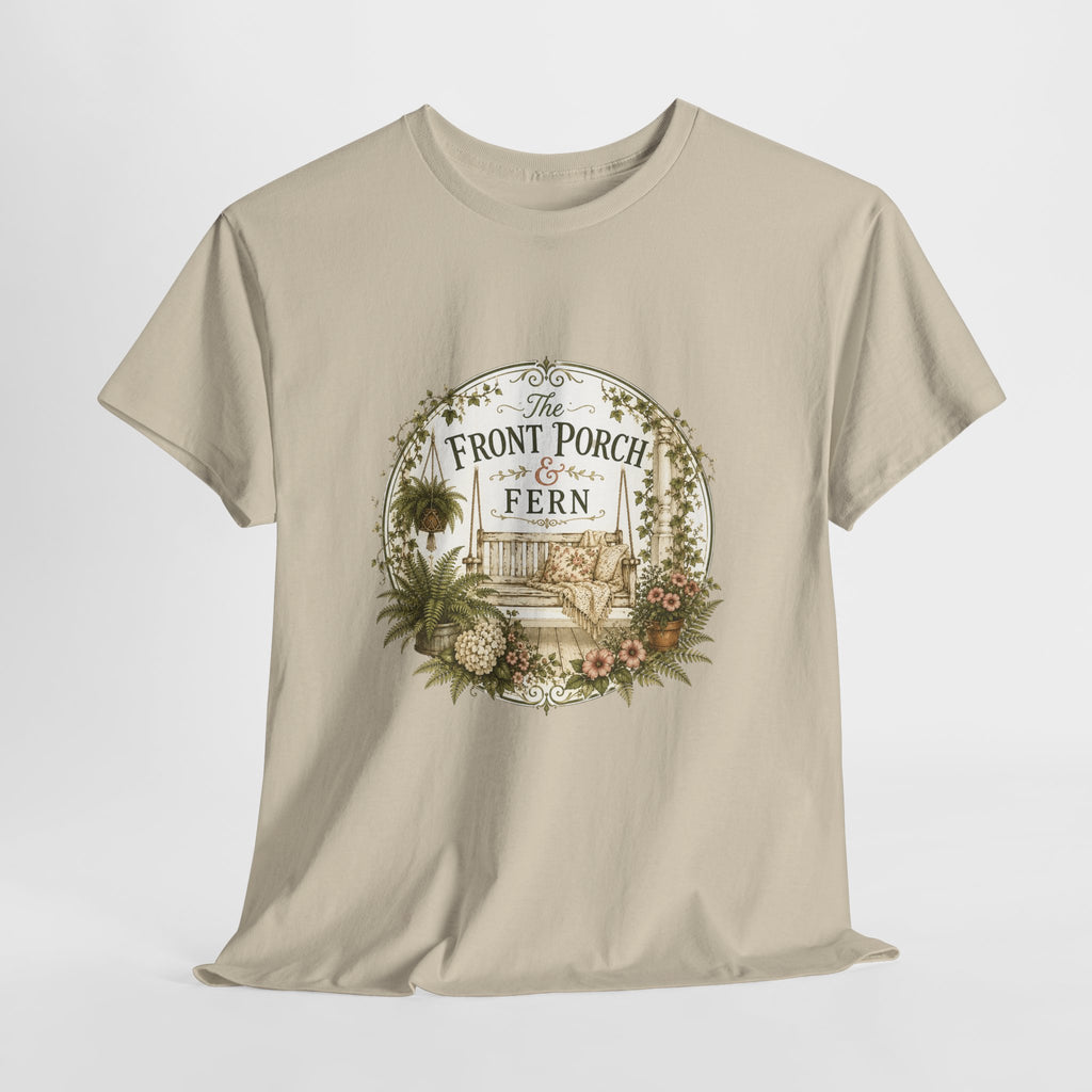 The Front Porch & Fern-Unisex Heavy Cotton Tee